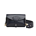 Betsy & Floss Luca Small Crossbody Bag In Navy Blue