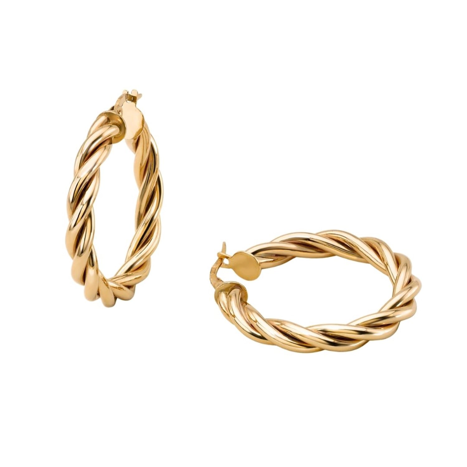 Women's Gold The Large Rosalia Hoops | Öugie