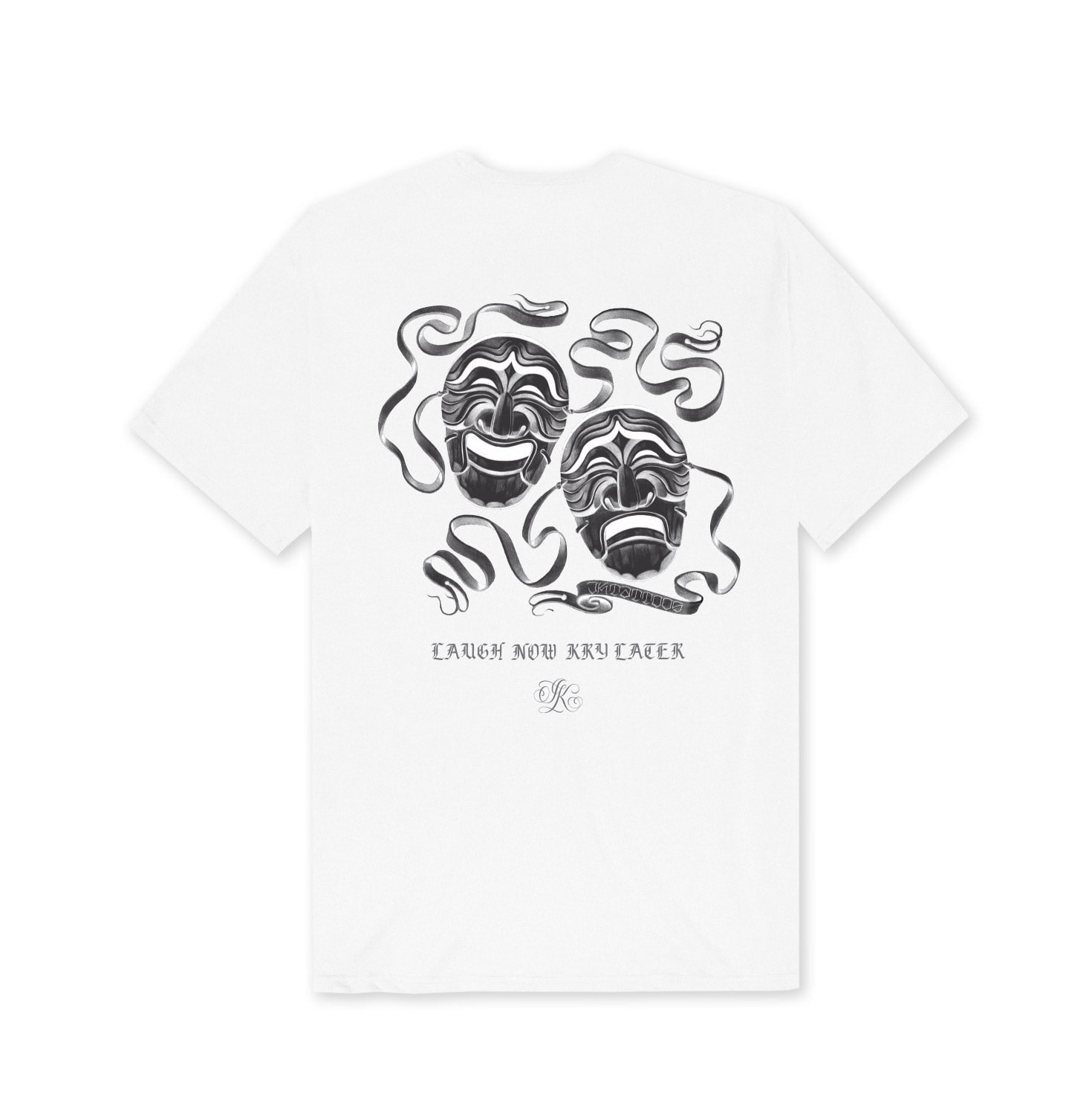 Korelimited Men's Laugh Now Kry Later Tee In White In White