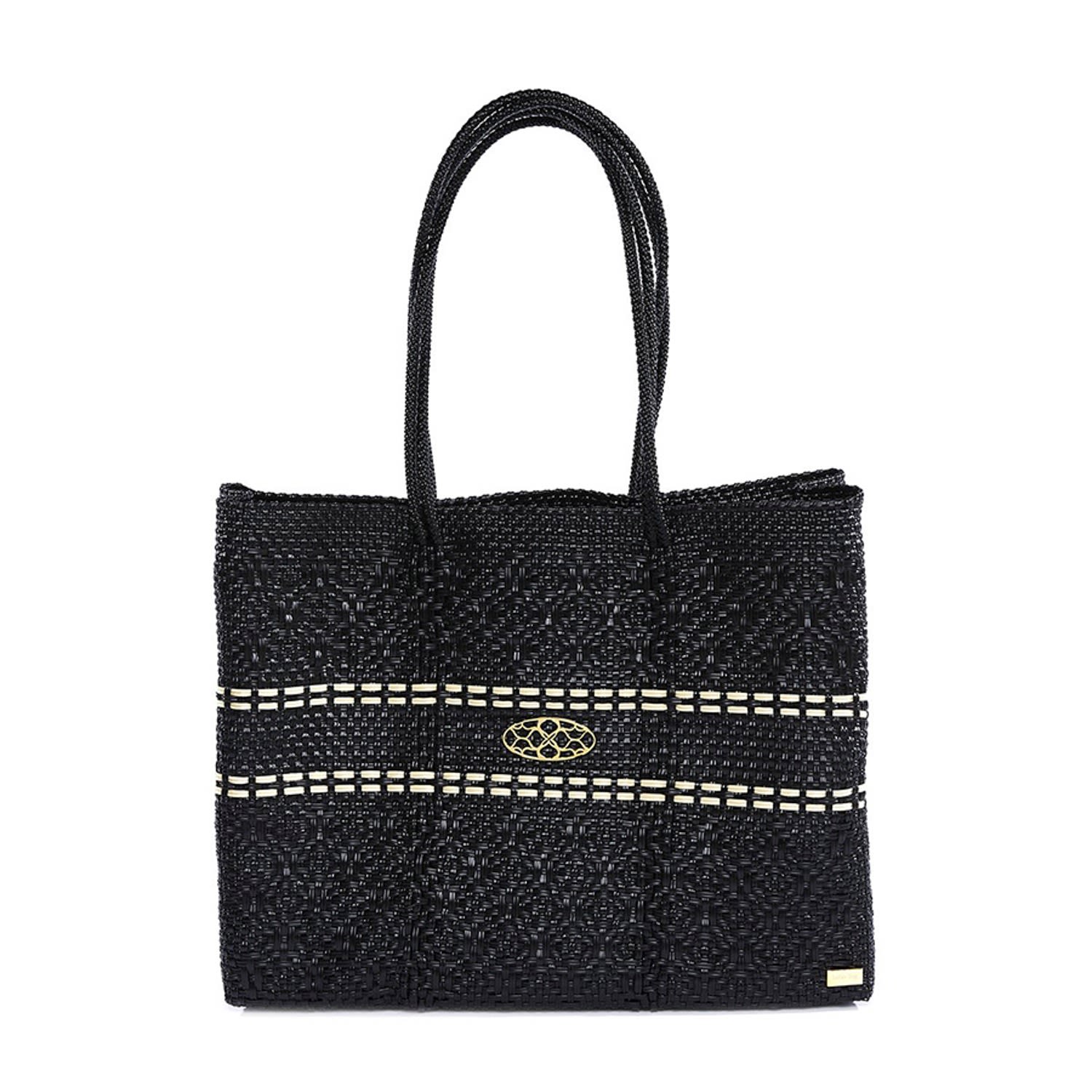 Women’s Black Travel Tote Bag With Clutch Lolas Bag