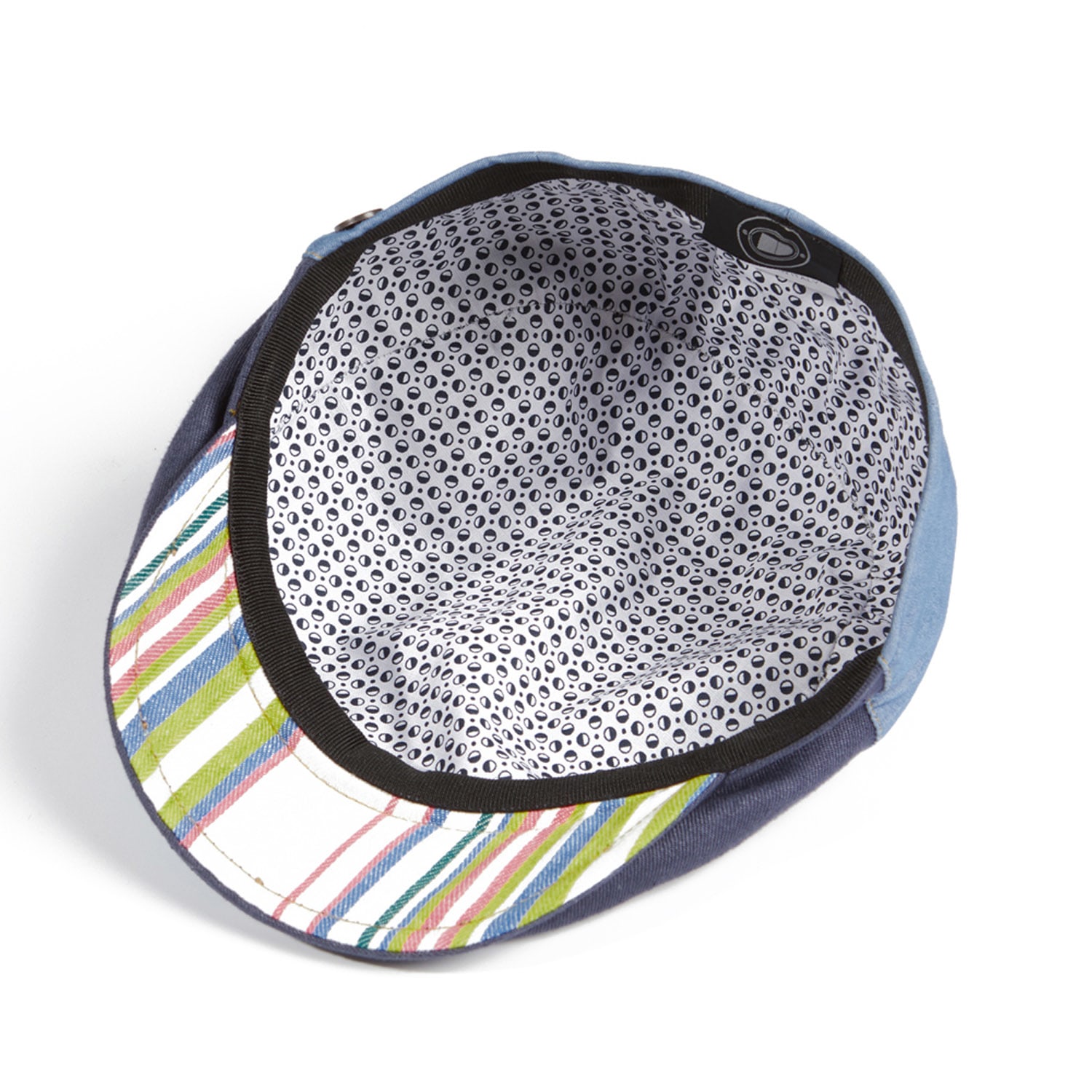 Dasmarca Hats Men's Dasmarca Alfie Blue Linen Summer Italian Flat Cap In Blue