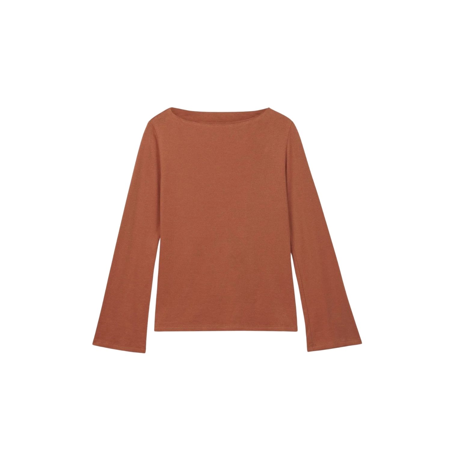 Dal The Label Wool Blend Knit Sweater In Brown