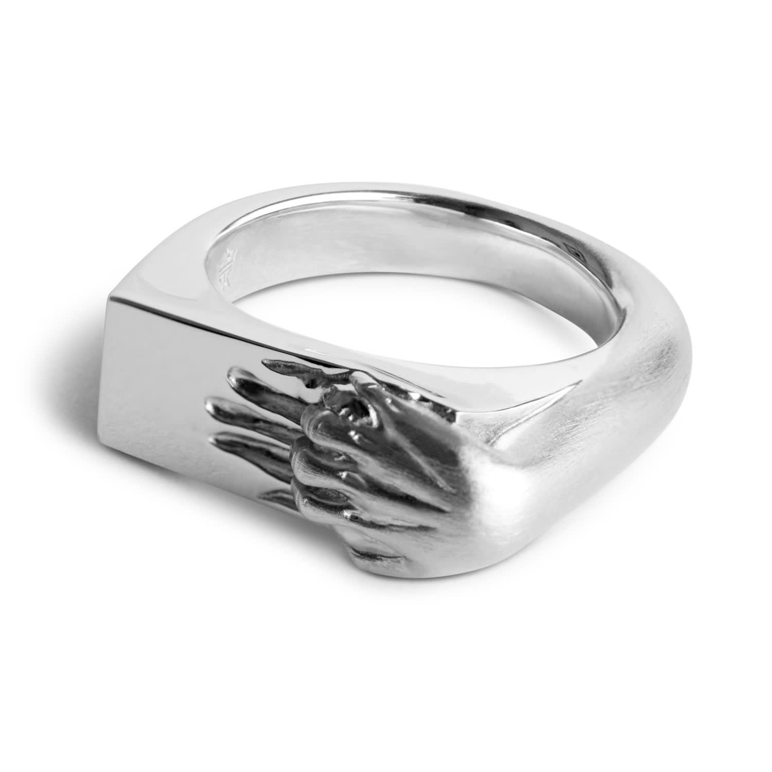 Kasun Men's Beyond The Surface Ring - Silver In Silver