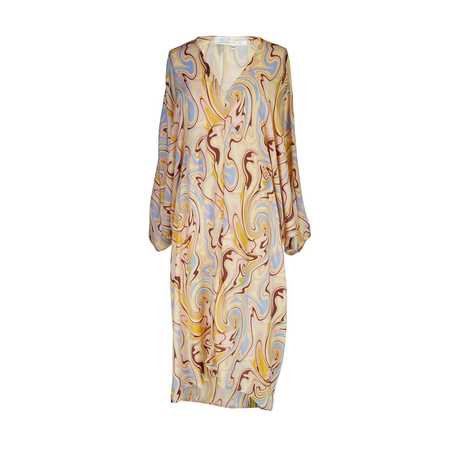 Jennafer Grace Women's Delphine Deco Caftan In Aura In Multi