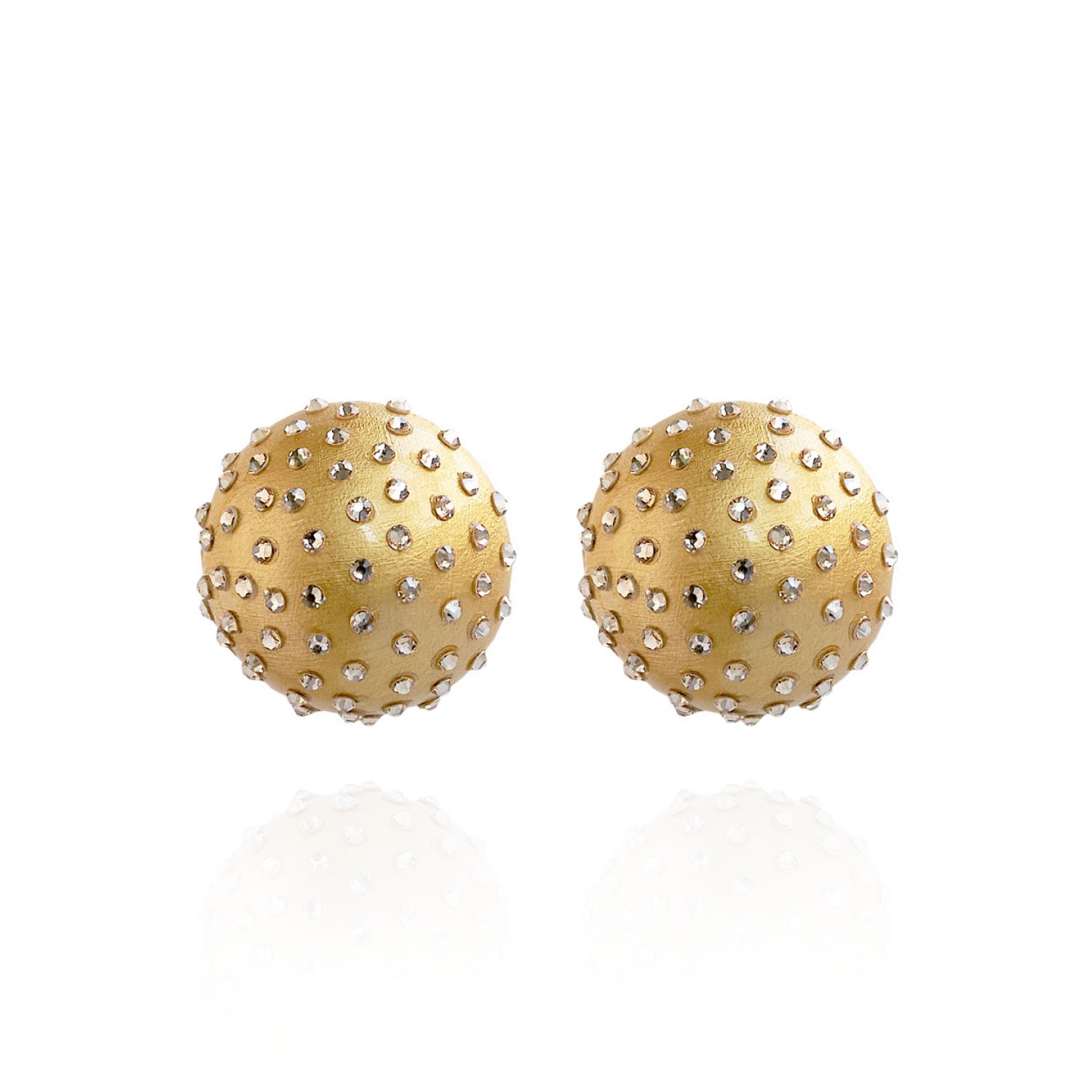 Saule Label Women's Gold / Yellow / Orange Gaia Midi Jet Earrings In Gold Luxe