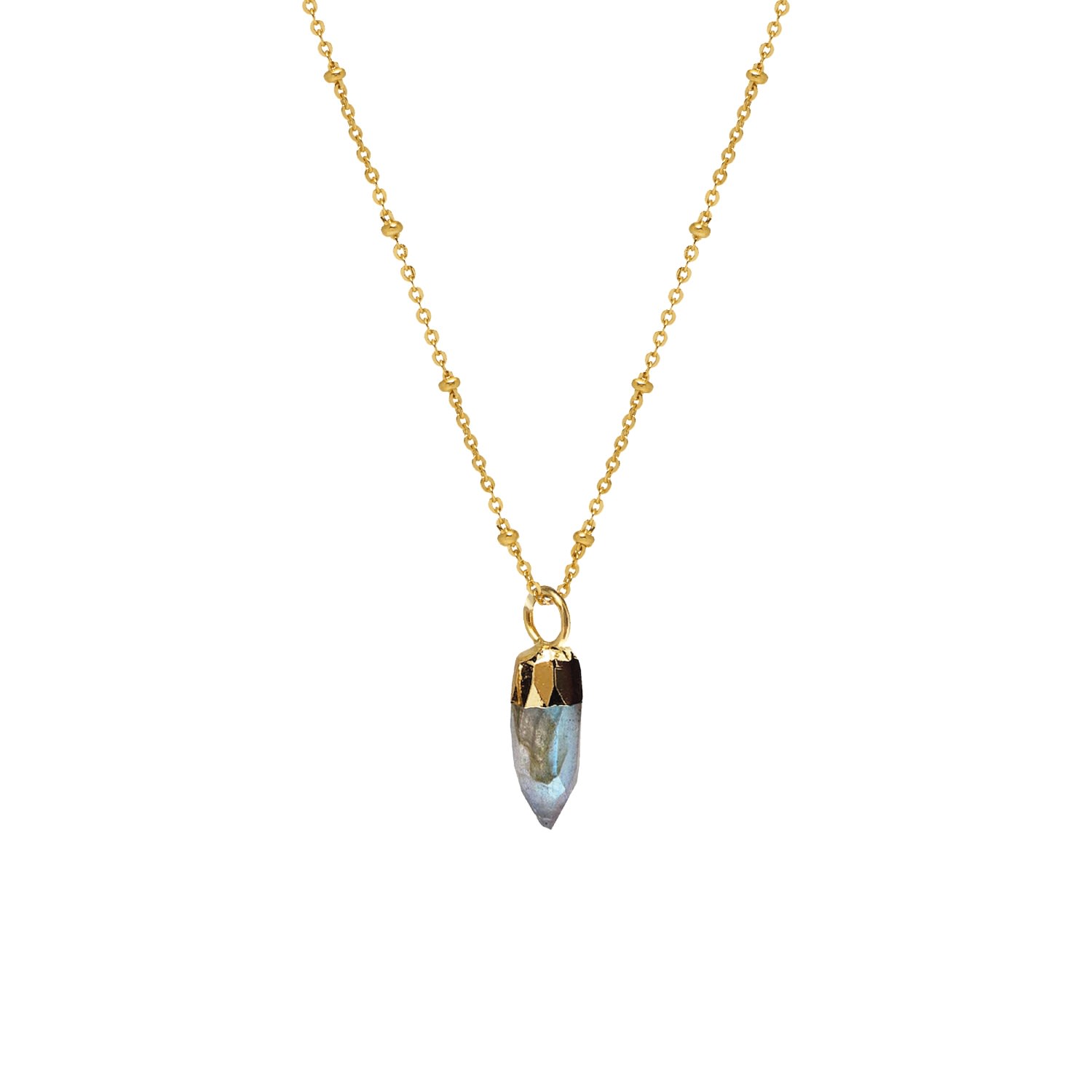 Women’s Mini Point Labradorite Pendant Mirabelle Jewellery