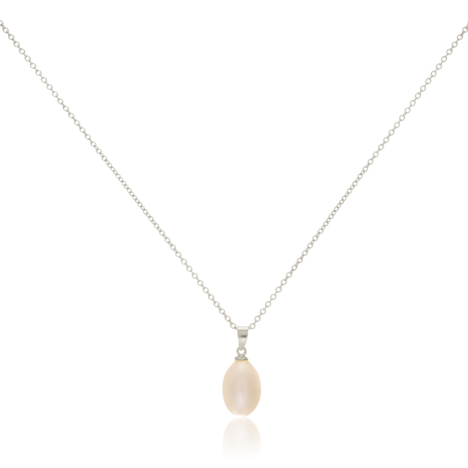 Auree Jewellery Women's White / Silver Gloucester White Freshwater Pearl & Sterling Silver Pendant In Gold