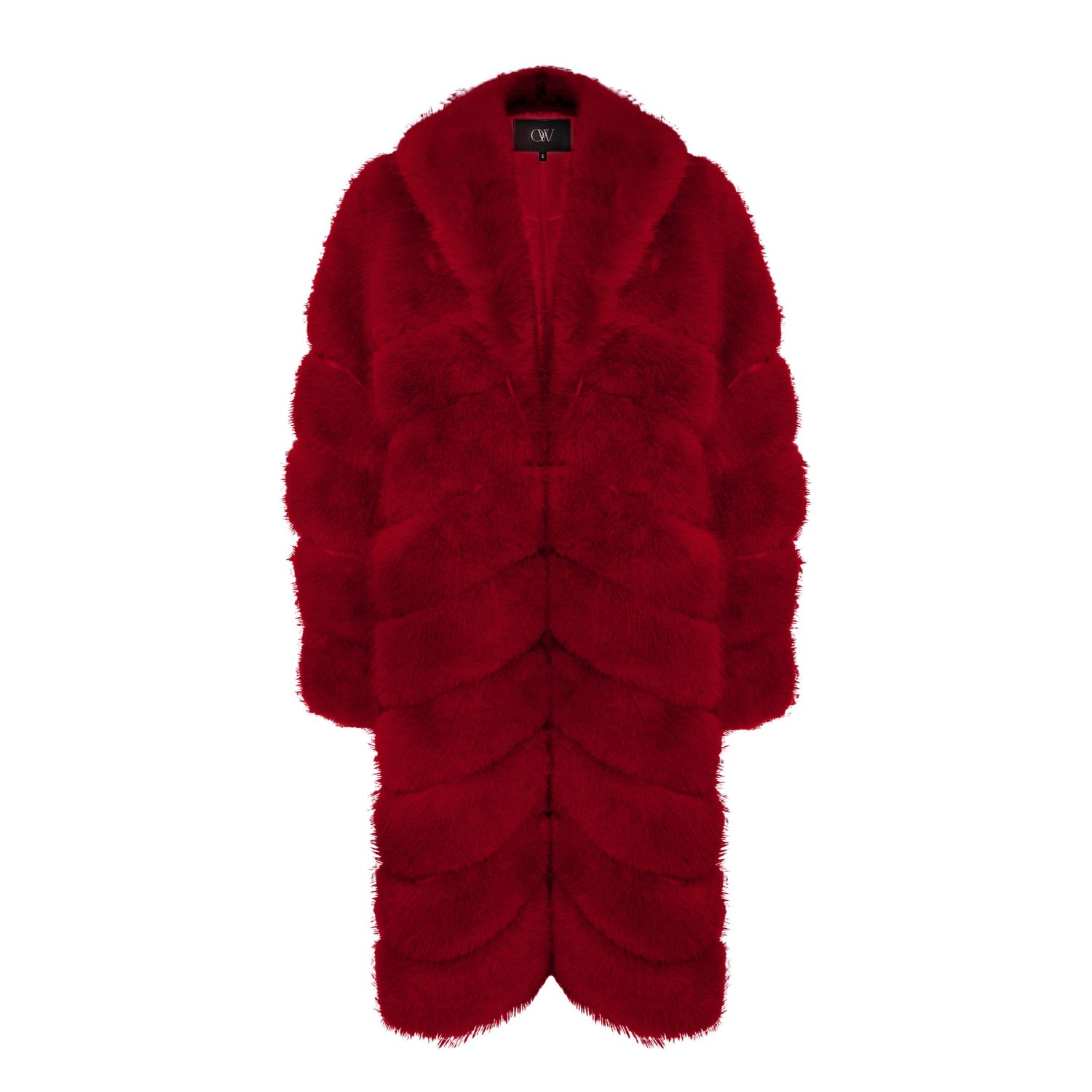 Ow Collection Copenhagen Coat In Red