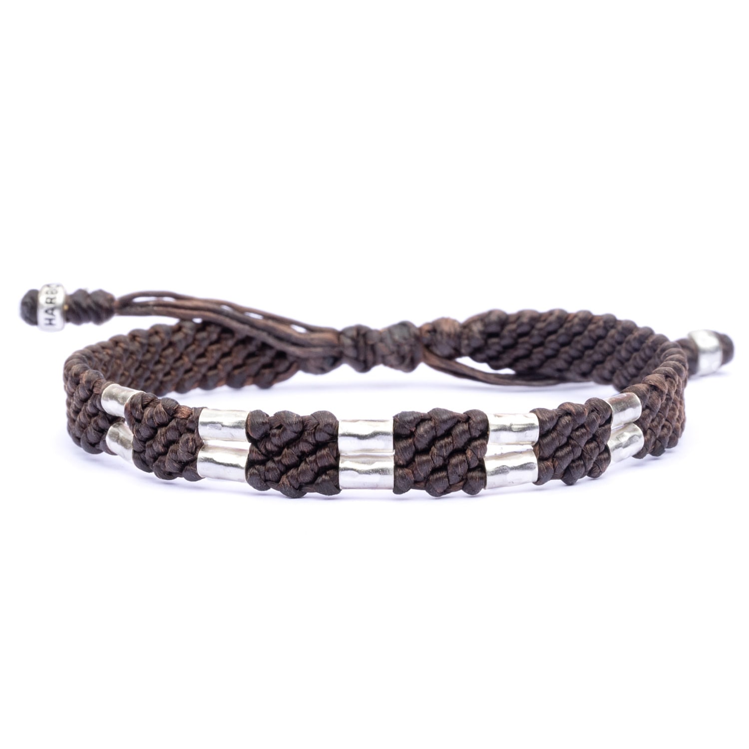 Men’s Handmade Viking-Inspired Silver And Rope Bracelet - Brown Harbour Uk Bracelets