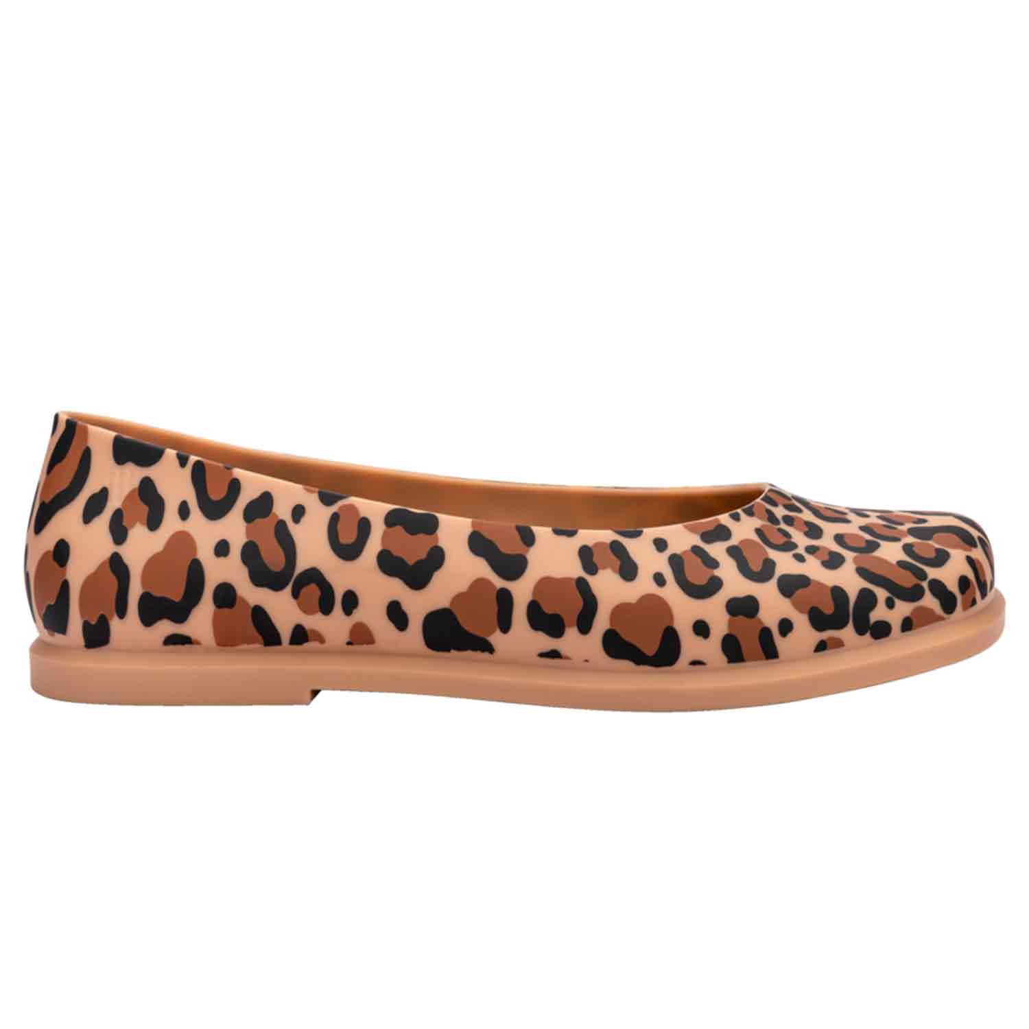Melissa Women's Ruby Ballet Style Flat - Beige Brown In Brown
