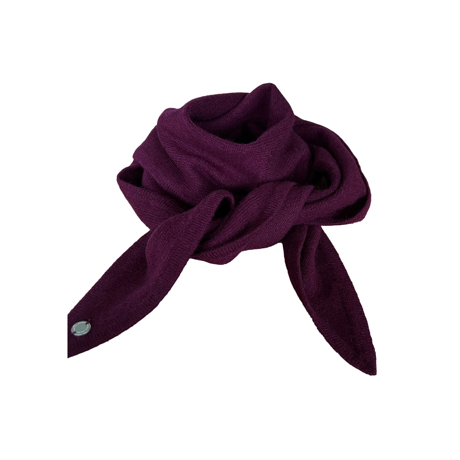 Tirillm Women's Pink / Purple Ayla Small Neck Scarf In Soft Pure Cashmere, Oxblood In Pink/purple
