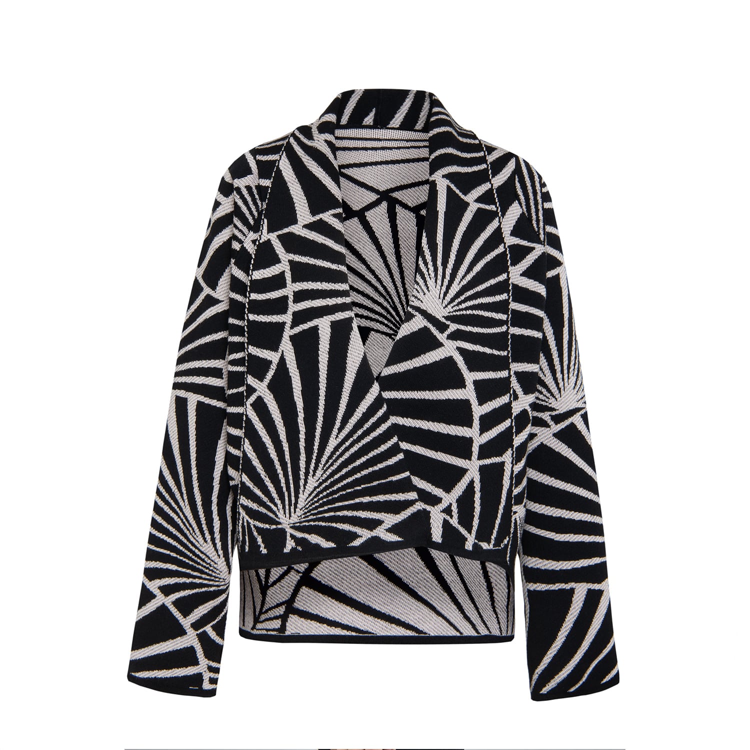 Köpkeköpke Women's Black Wool Kimono Jacket In Black