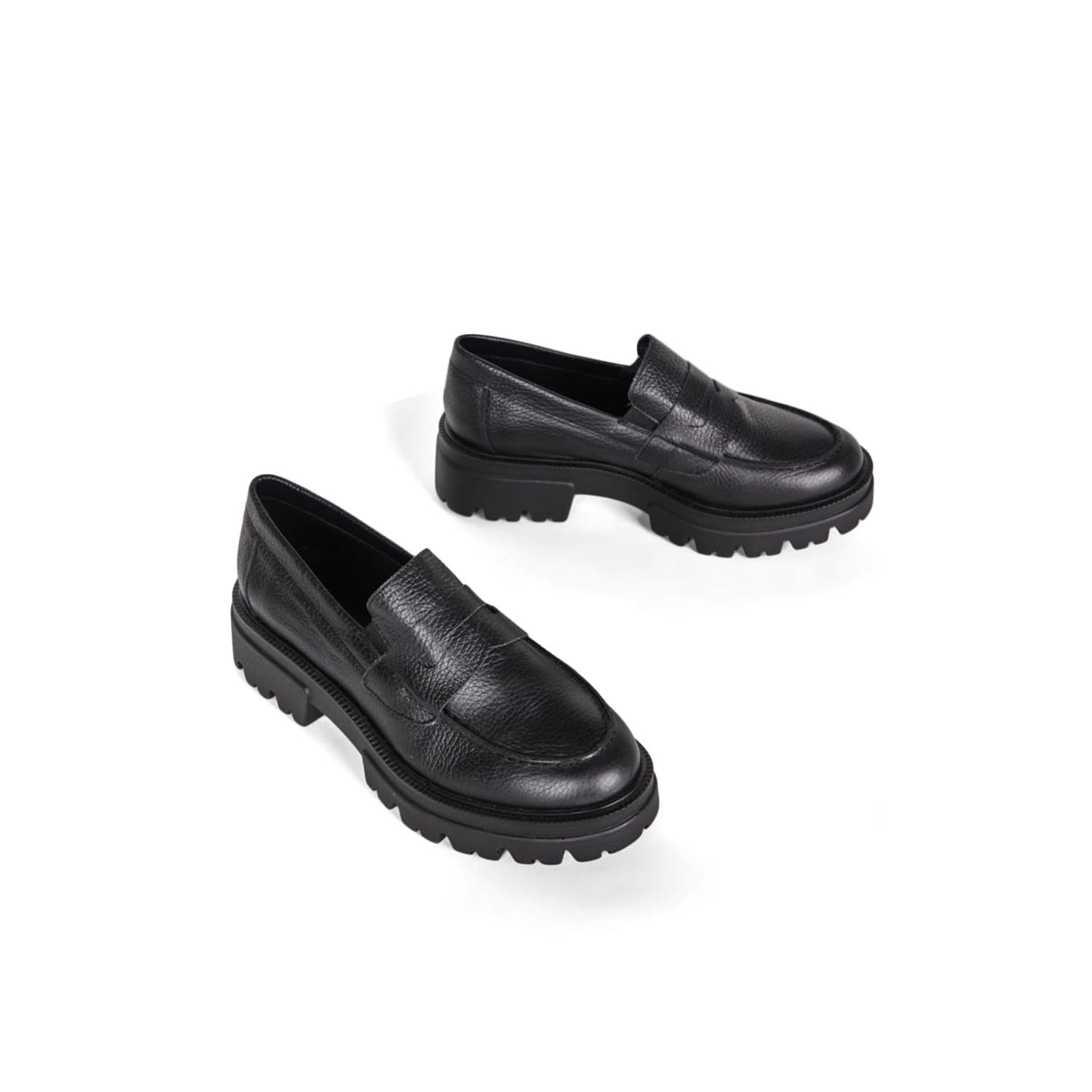 Intentionally Blank Women's Trio Lug Sole Oxford-black In Black