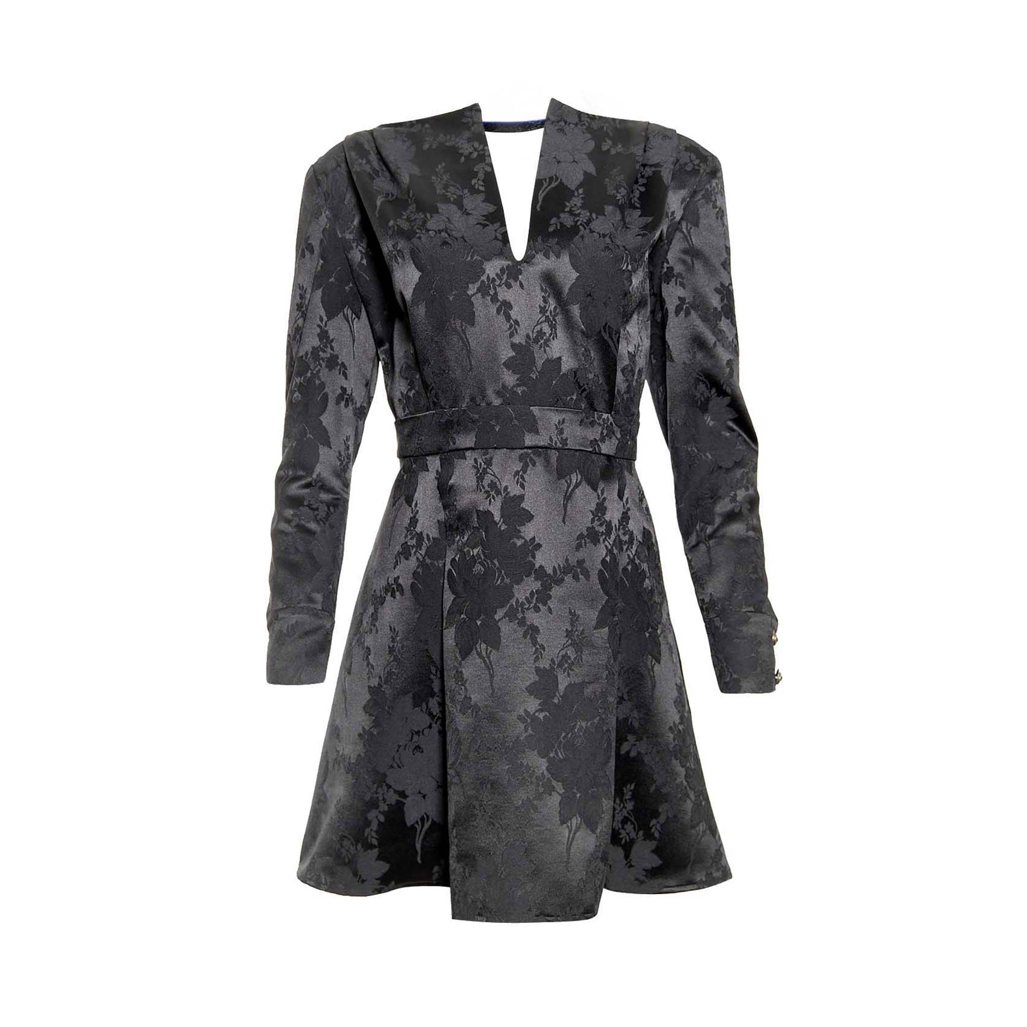 Women's Viola Black Mini Dress | Extra Small | Adiba