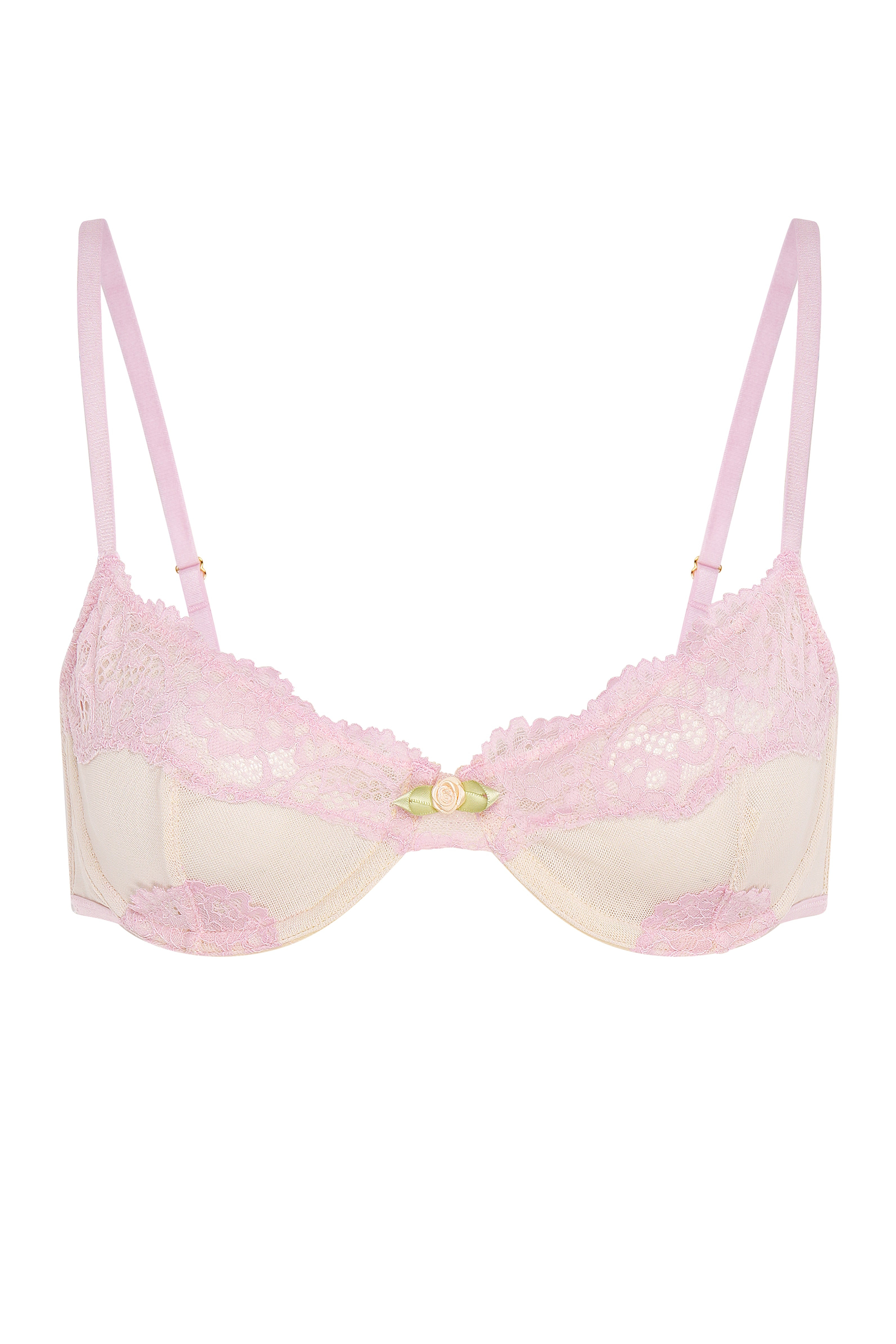 Wild Lovers London Women's Pink / Purple / Yellow Alba Bra