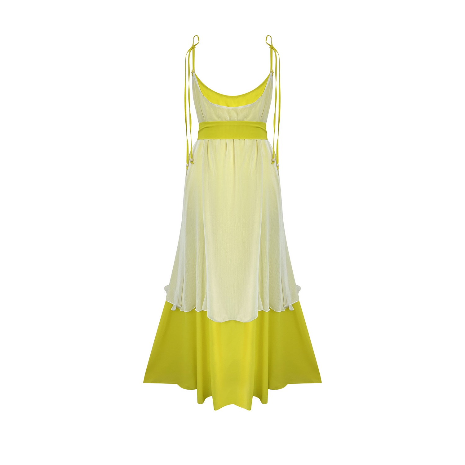 Toma Women's Limoncello Maxi Summer Party Beach Holiday Wedding Dress In Yellow