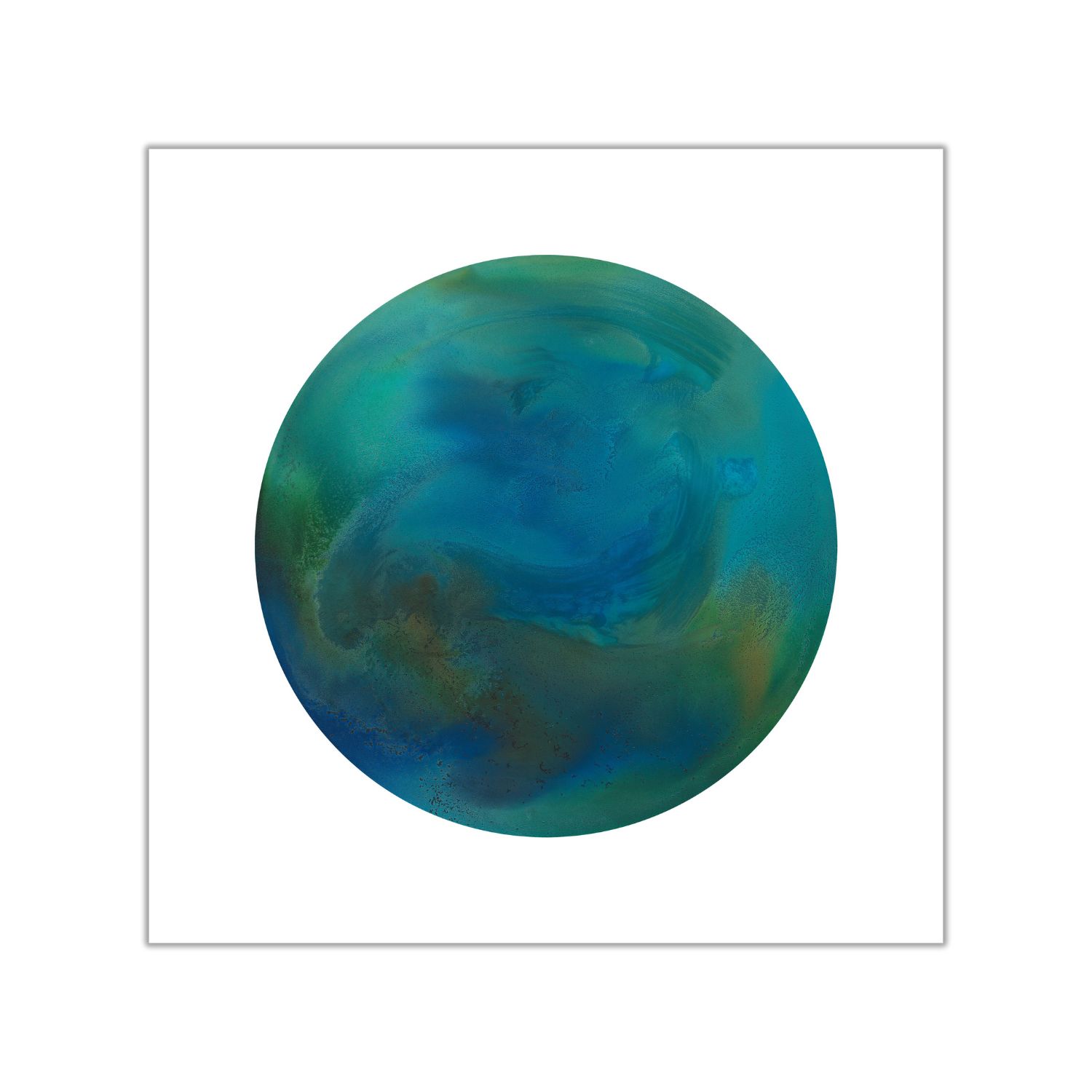 Art By Affie Blue Deluge - Medium Fine Art Print In Blue