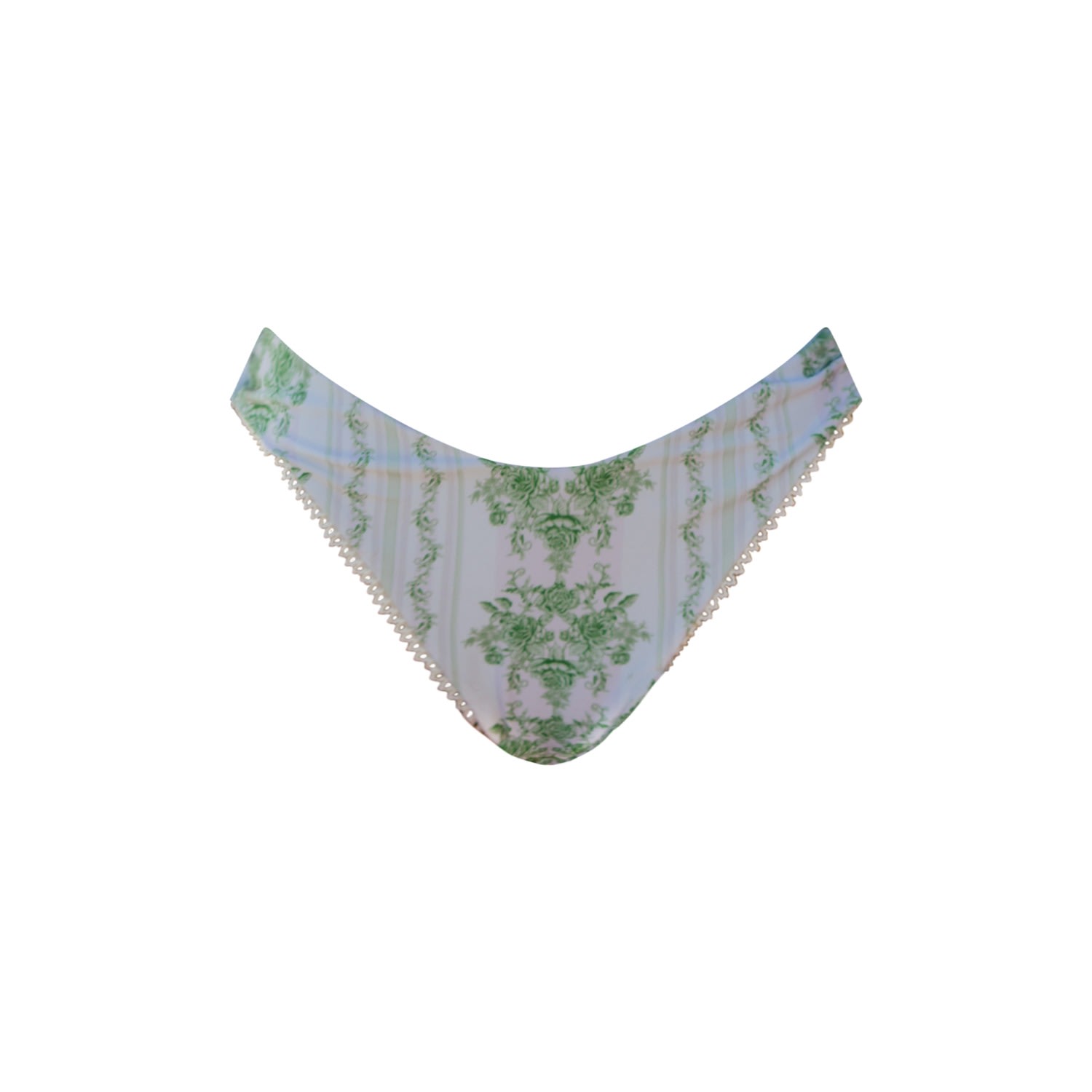 Ivy Swimwear Women's Martina In Green Pottery Print Bikini Bottoms In Green