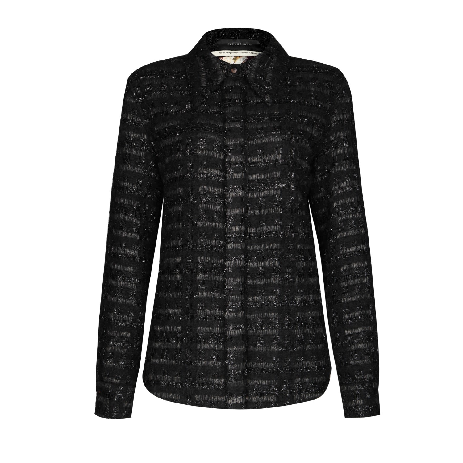 Women's Black Lendemain Shirt | Small | Rue Agthonis