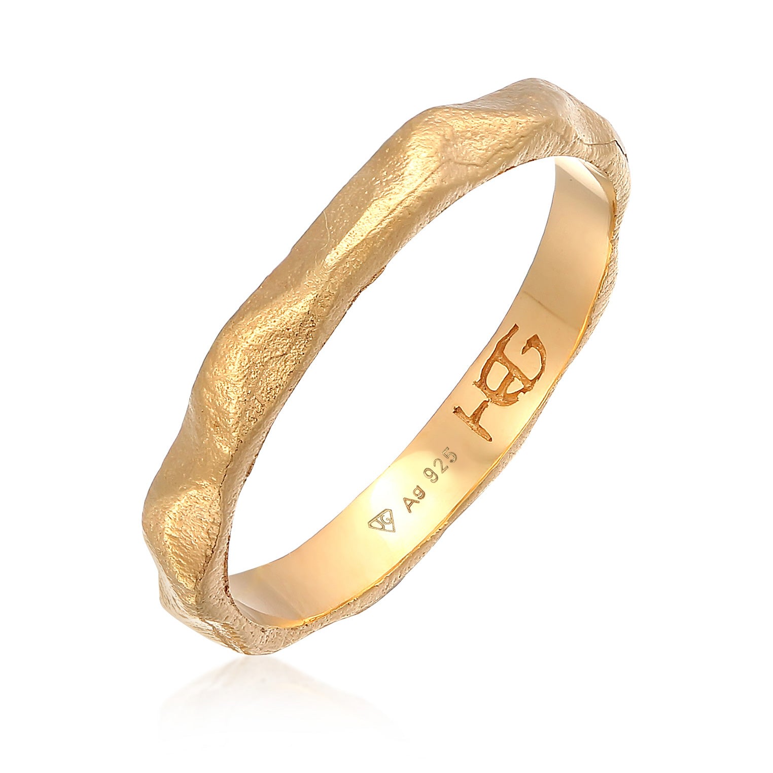 Haze & Glory Men's Babylon Ring - Gold In Gold