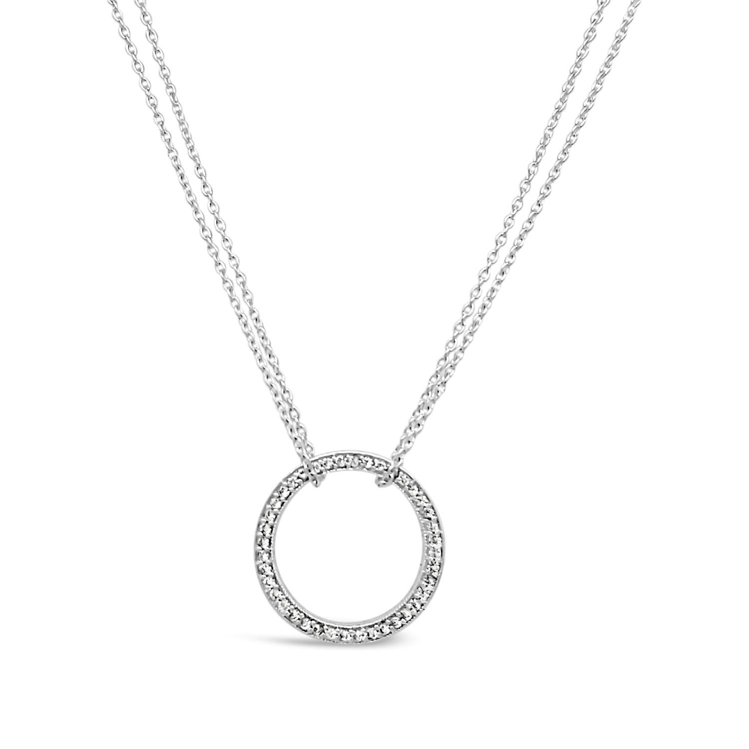 Women’s Silver Circle Of Life Necklace Lutiro