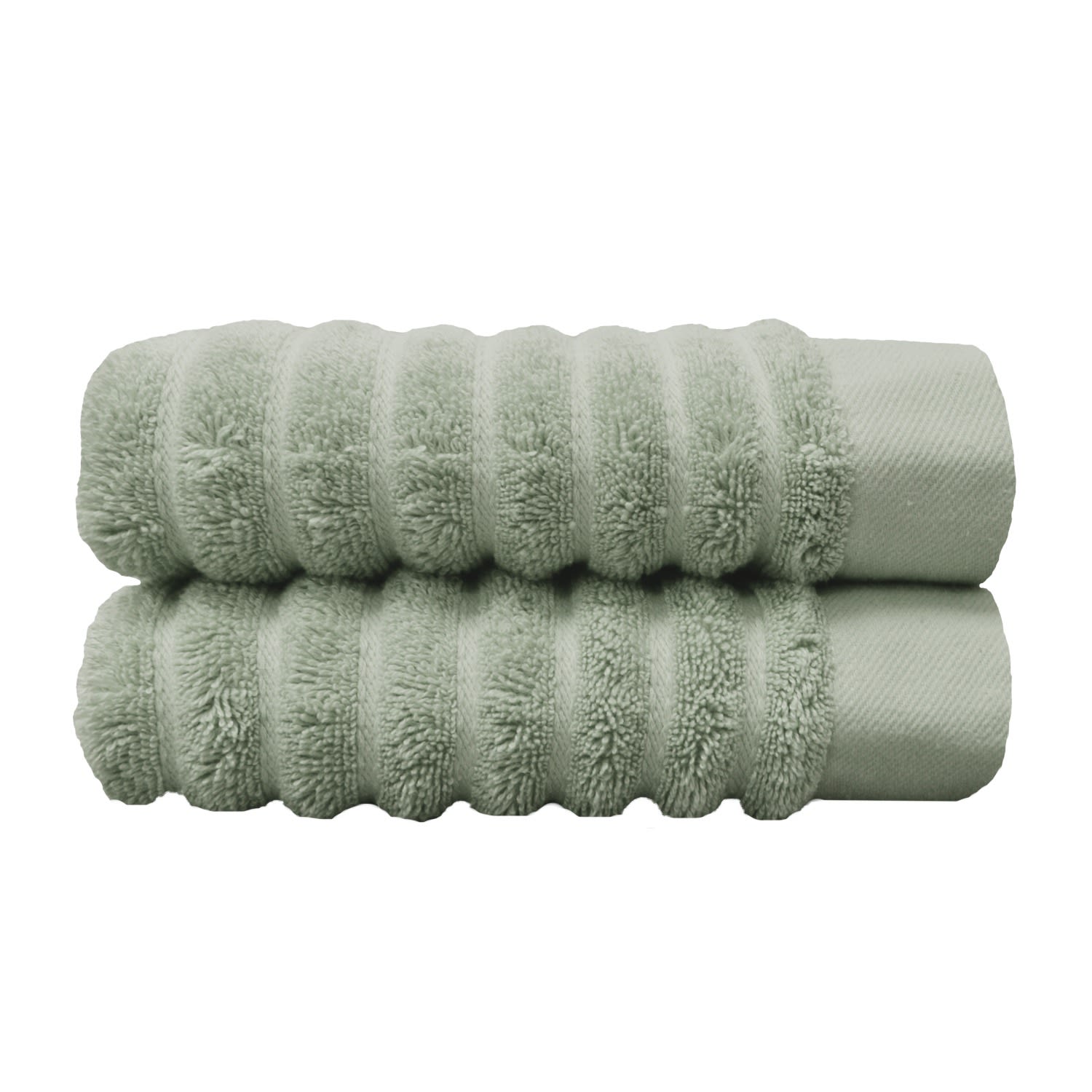 Misona Organic Cotton Bath Towel Set - Sage Green