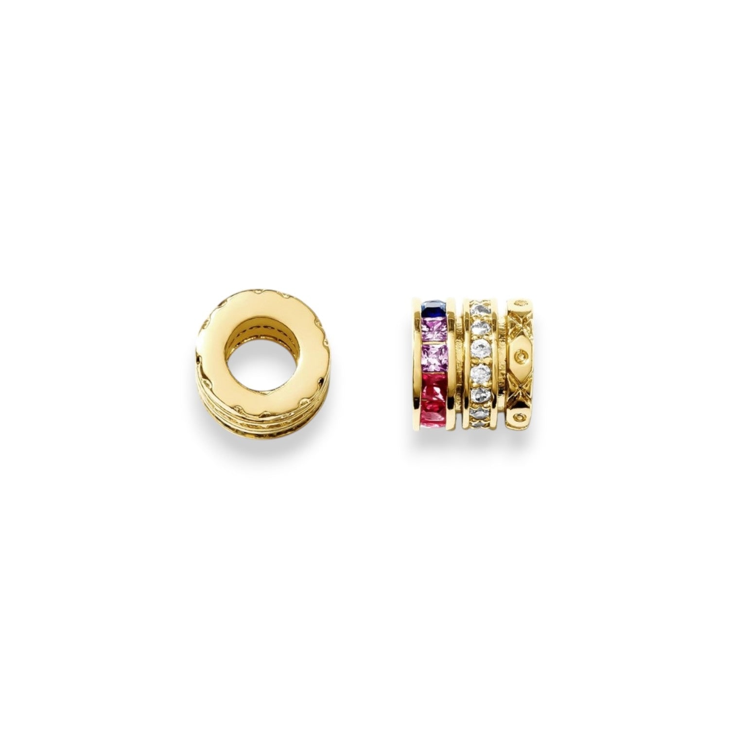 Alexie Of Athens Women's Aphrodite Rainbow Charm Spacer Bead