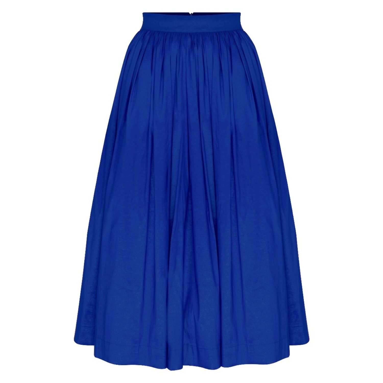 Nazli Ceren Women's Blue Lou Lou Midi Skirt In Bleu In Blue