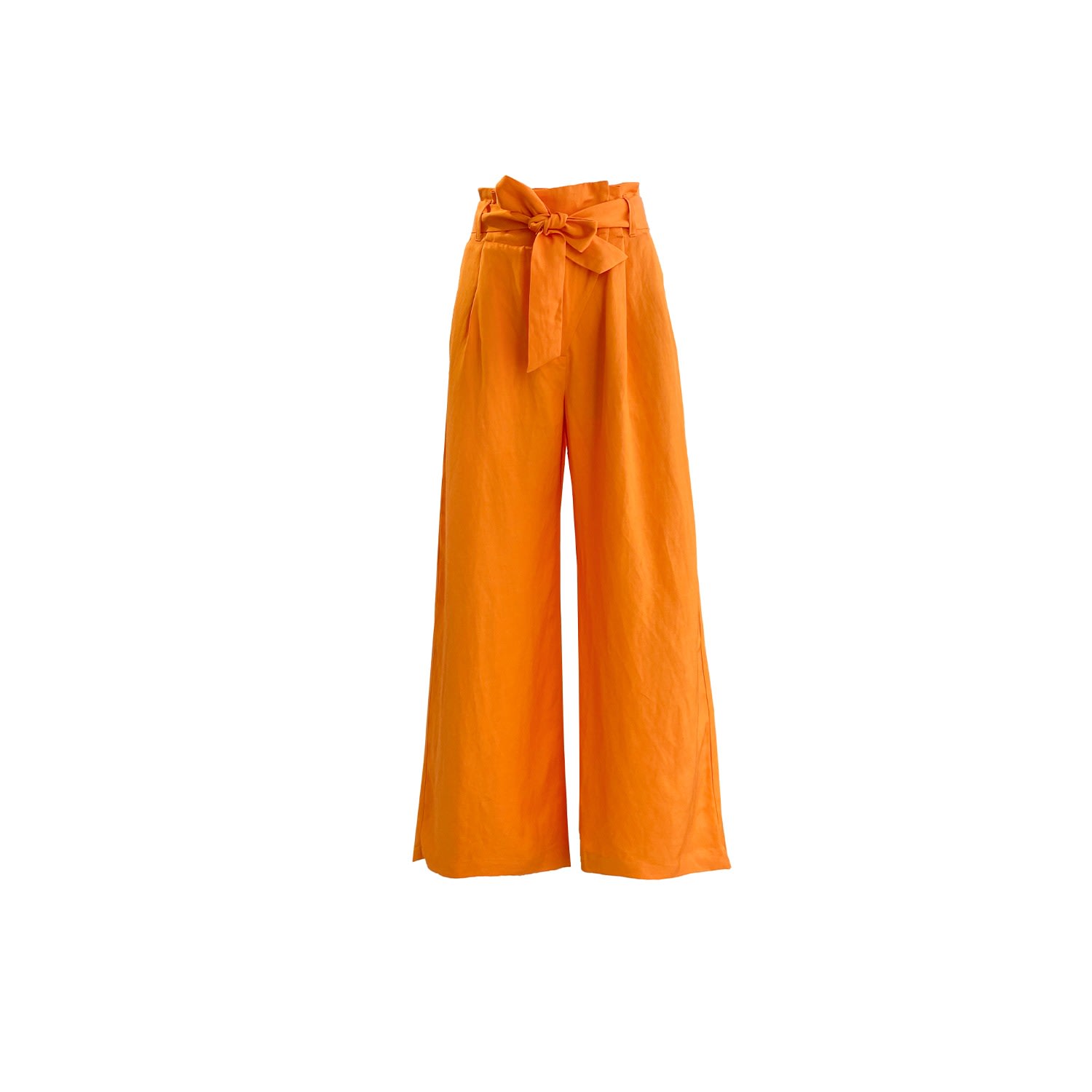 Women’s Yellow / Orange Patti Trouser - Orange Xxs Emma Wallace