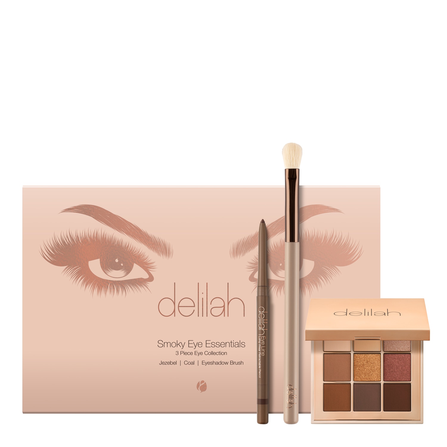 Delilah Neutrals / Brown Smoky Eye With Venus Three Piece Eye Collection