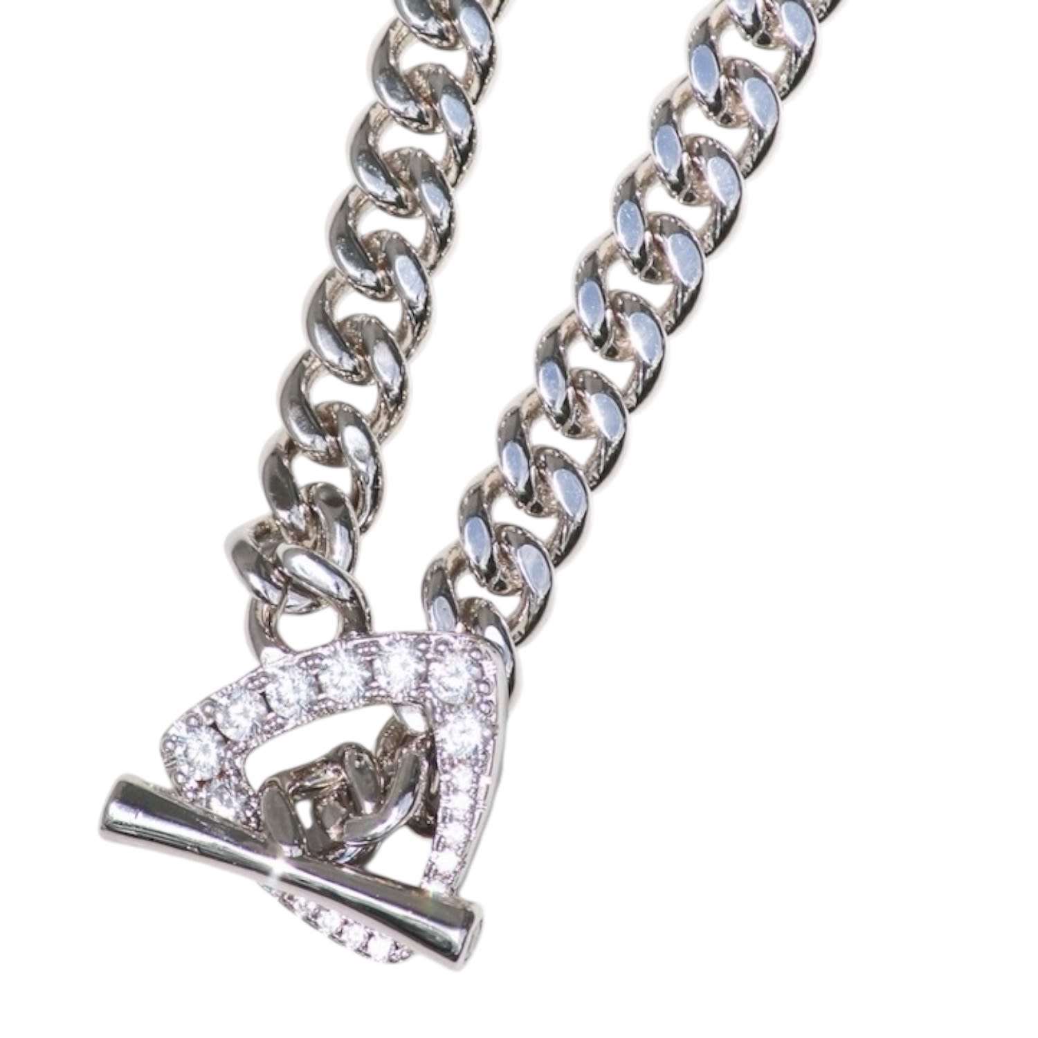 Native Gem Women's Triomphe Necklace- Sterling Silver In Metallic