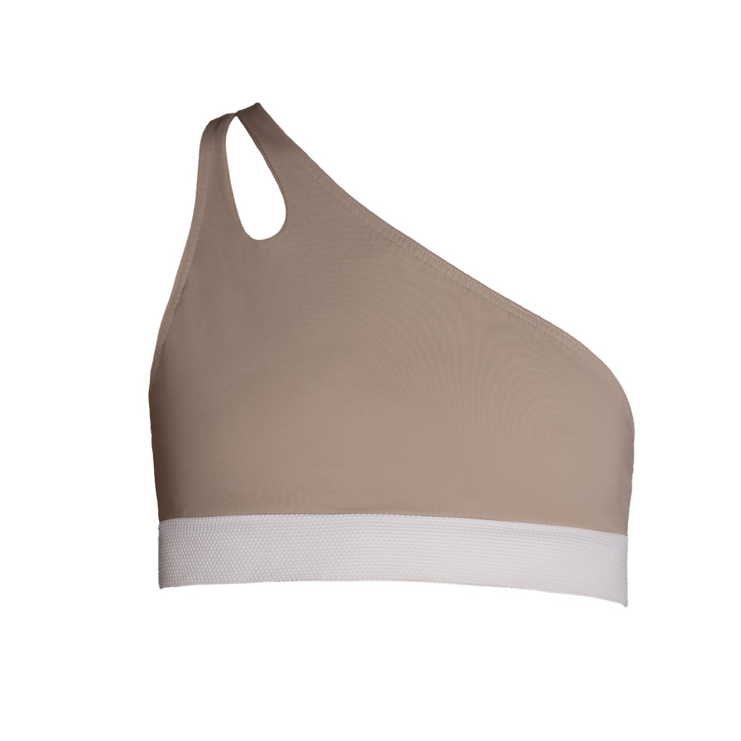 Women’s Neutrals Cotton Beach Bikini Top Large Bodyguard