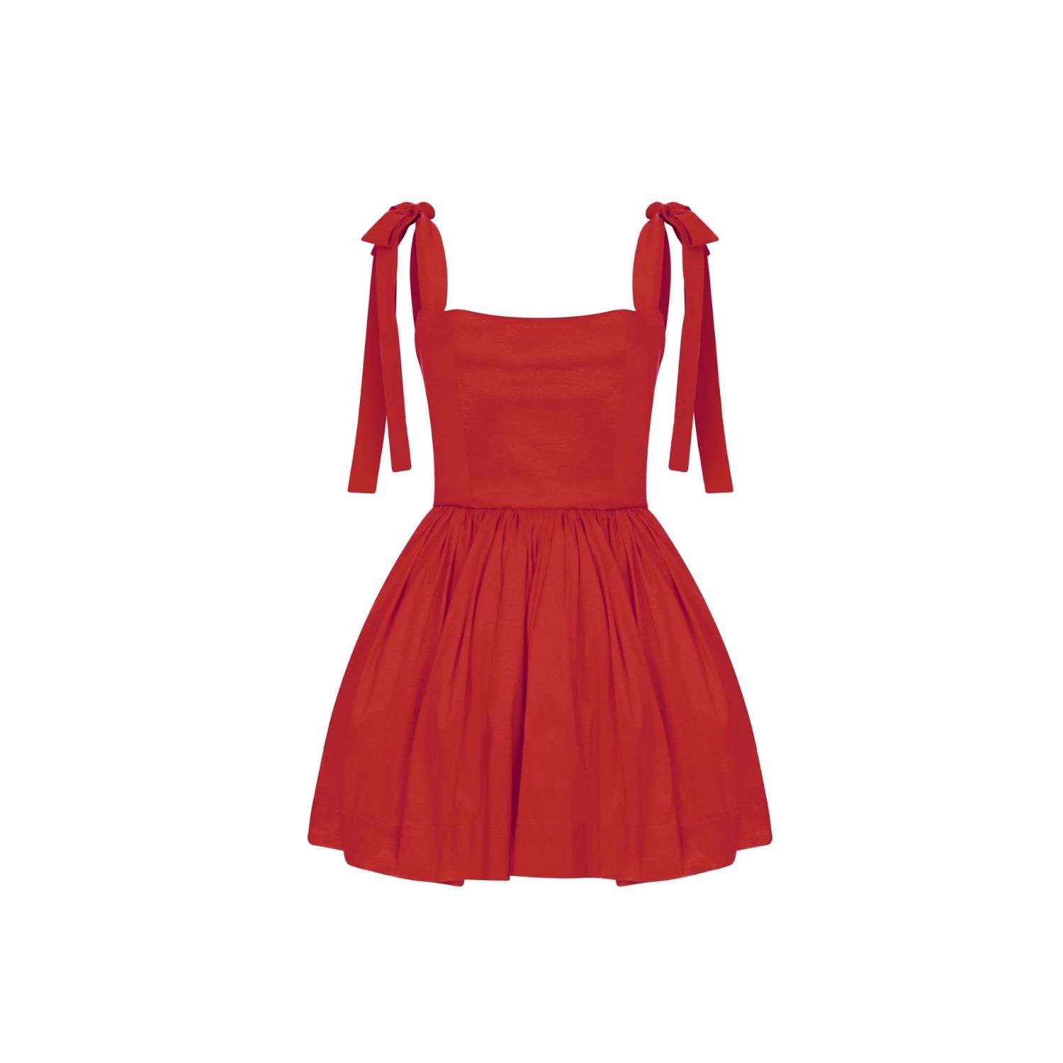 Women's Red Sibby Mini Dress In Rouge | Medium | Nazli Ceren