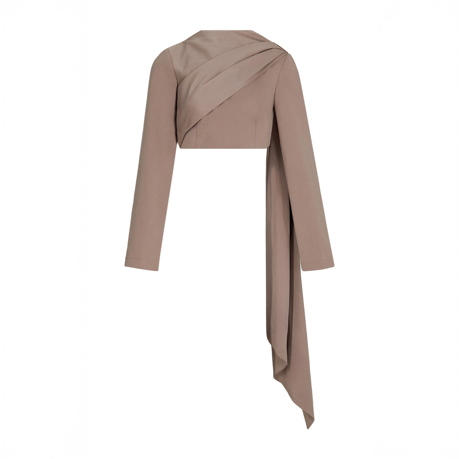 Herfetch Women's Neutrals Long Sleeve Office Top-mink