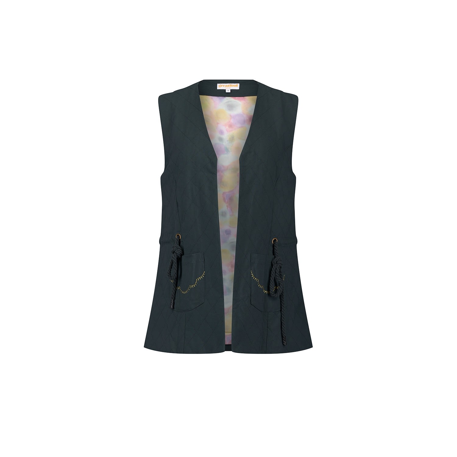 Women’s Green 24/7 Vest - Spruce Small Greatfool