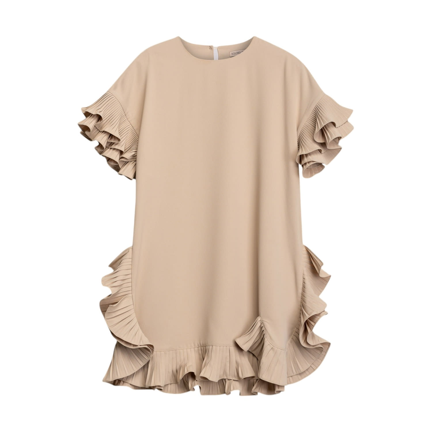 Dolores Promesas Women's Neutrals Esme Short Knit Dress