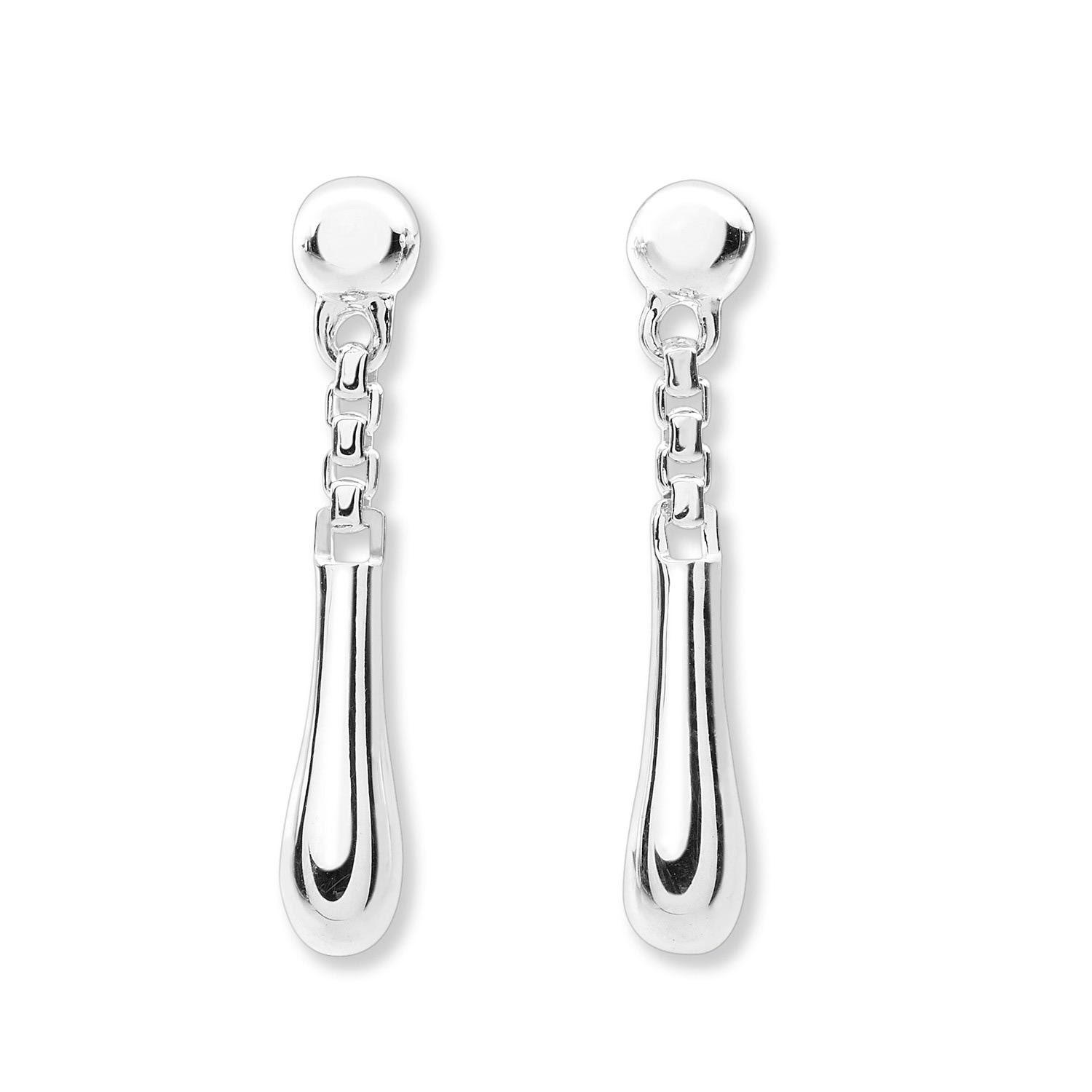 Lucy Quartermaine Women's Solid Sterling Silver Short Drop Earrings In Silver