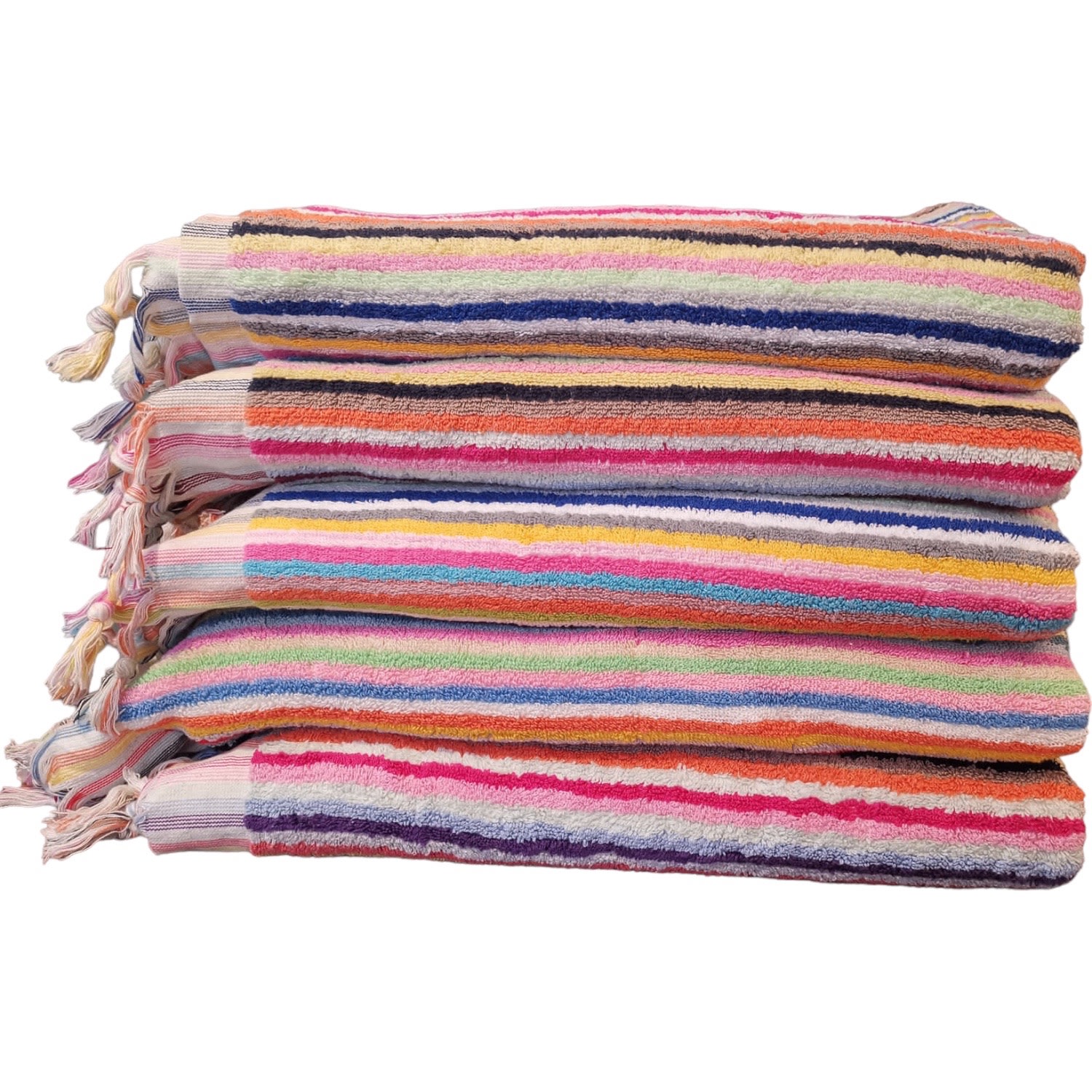 Multi Stripe Towel. Punica