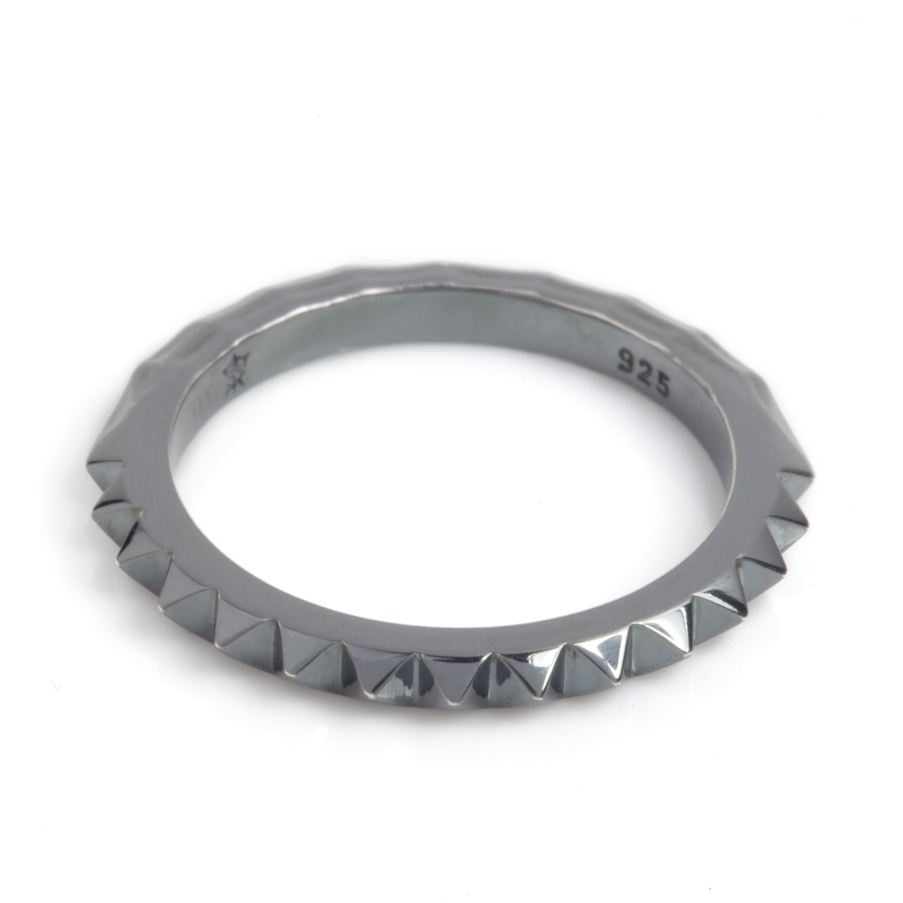 Women’s Crocodile Ring Black Kasun