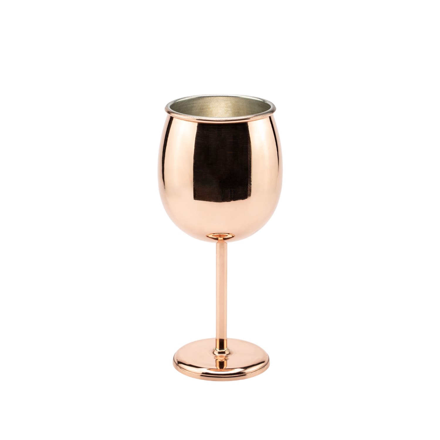 Anatoliacraft Brown Handcrafted Copper Valentines Wine Goblet,  Copper Glasses Collection
