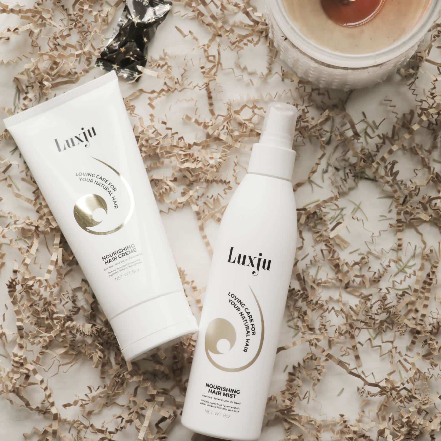 Curly Hair Nourishing Frizz Control Oil Luxju Natural Hair
