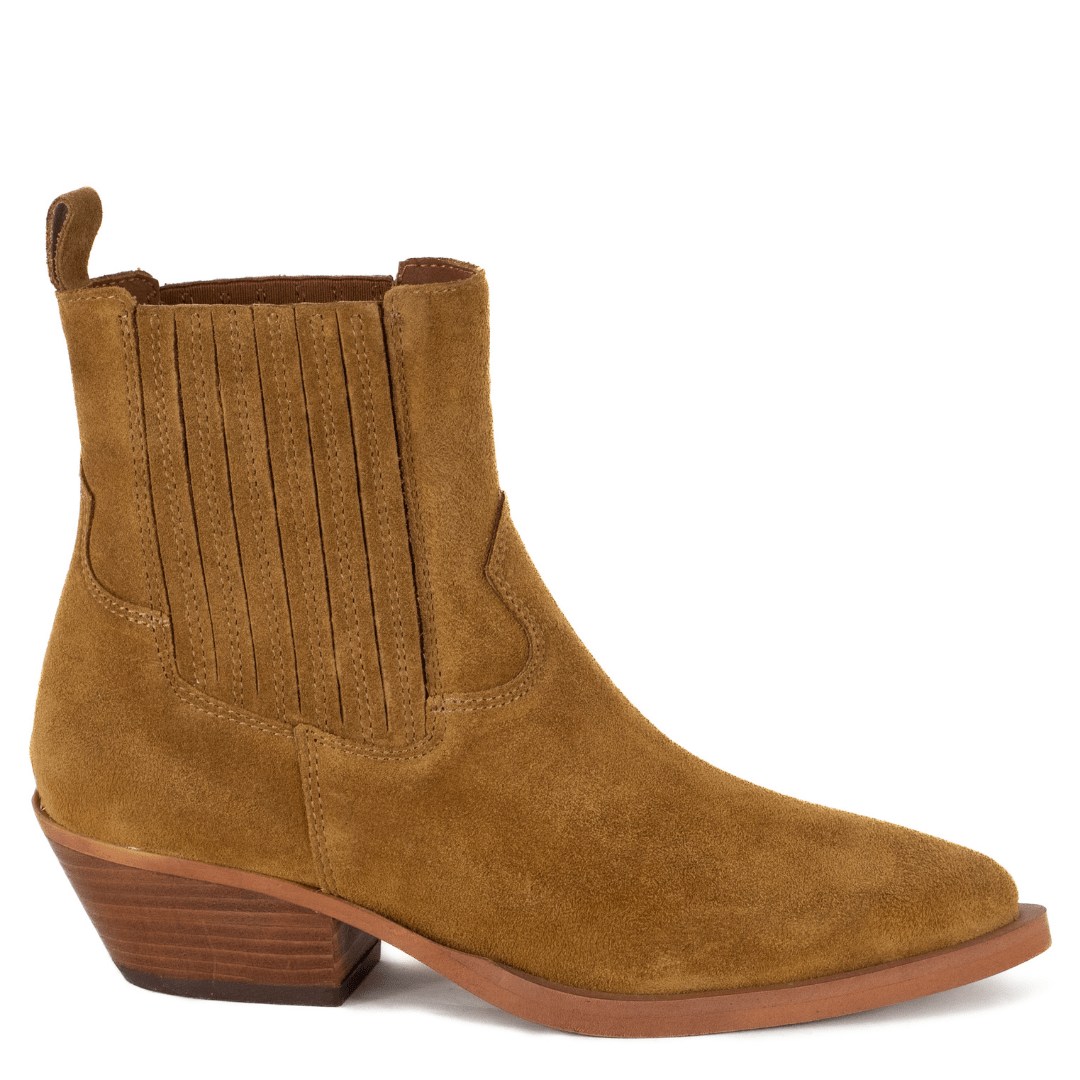 Keith Scarrott Shoes Women's Neutrals / Brown Musci Tan Suede Ankle Boot In Brown