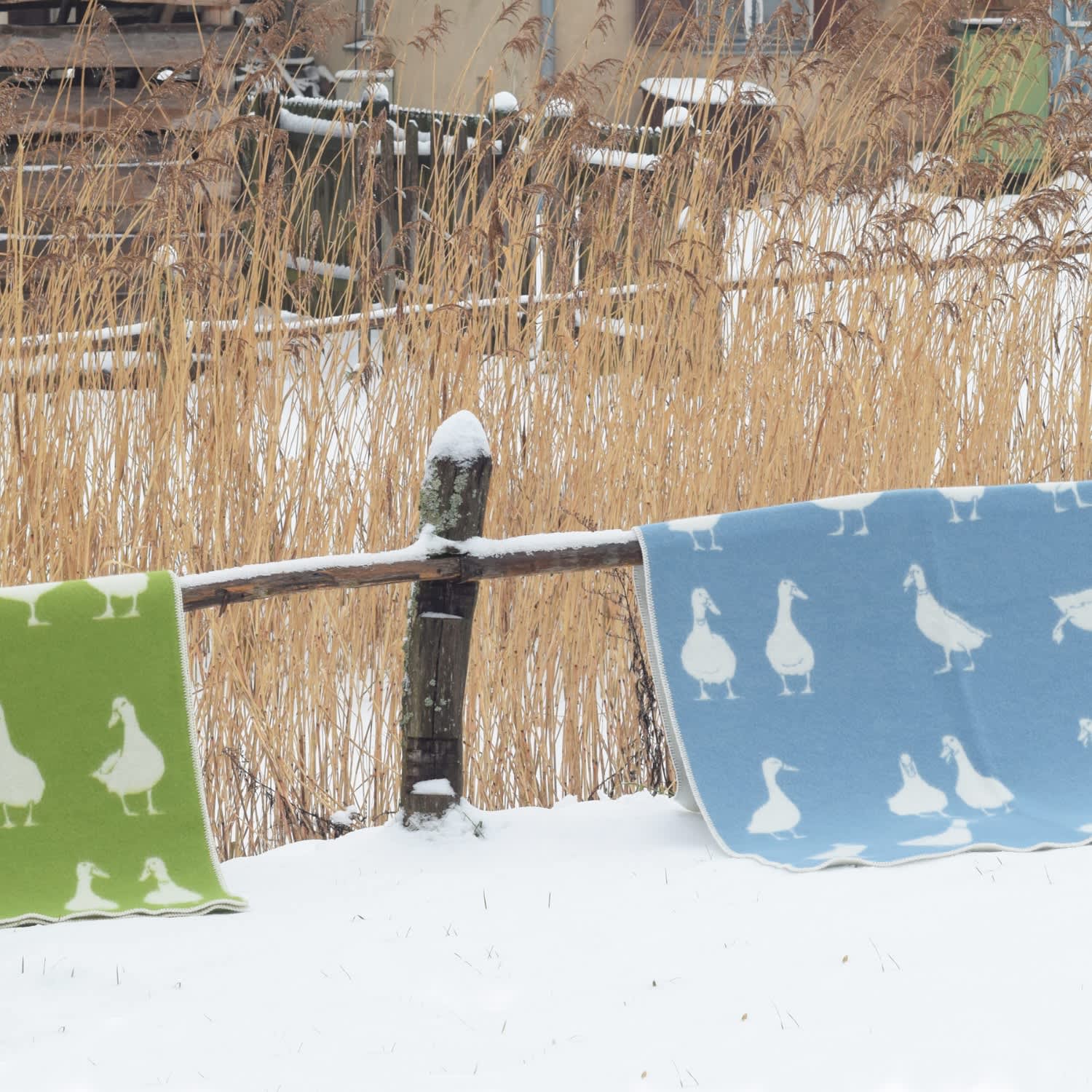Blue Duck Wool Blanket | J.J.Textile | Wolf & Badger