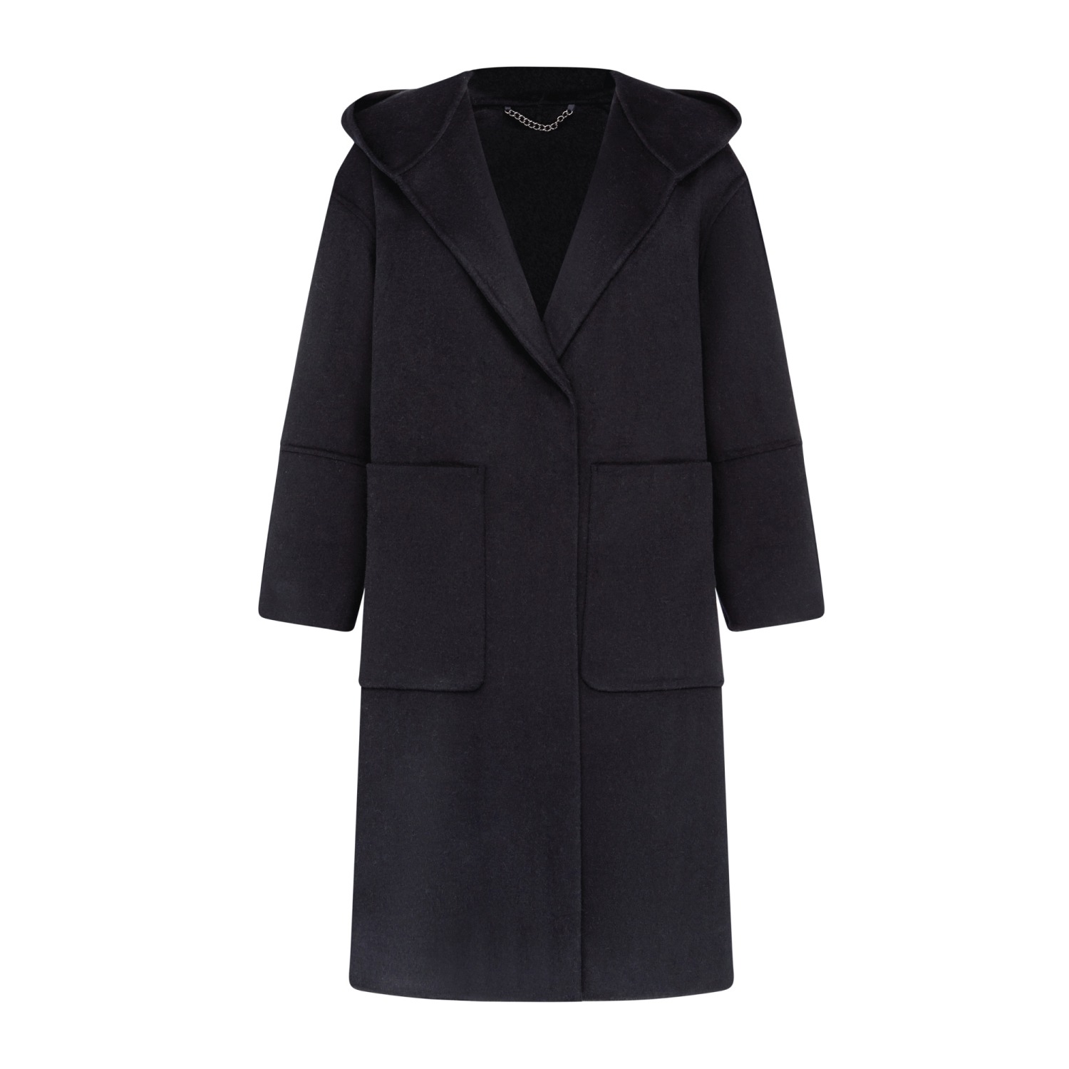 Walk This Way Wool Blend Oversized Coat - Black | Belle & Bloom