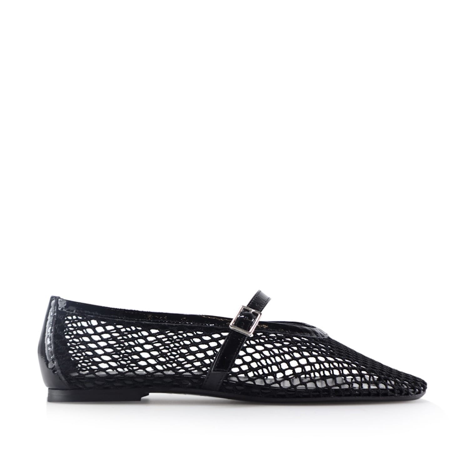 Notabene Women's Papillion Ballerina, Black Mesh