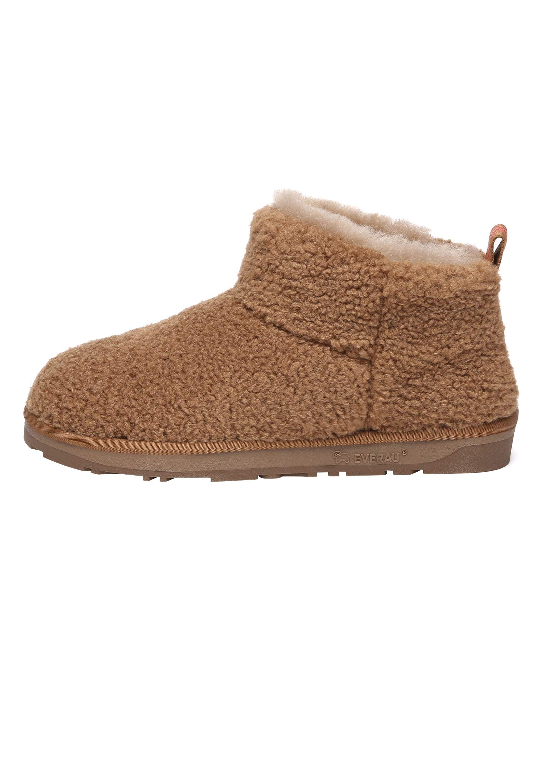 Everau Australia Women's Gold Dotterel Ultra Plush Ankle Boots In Chestnut In Brown