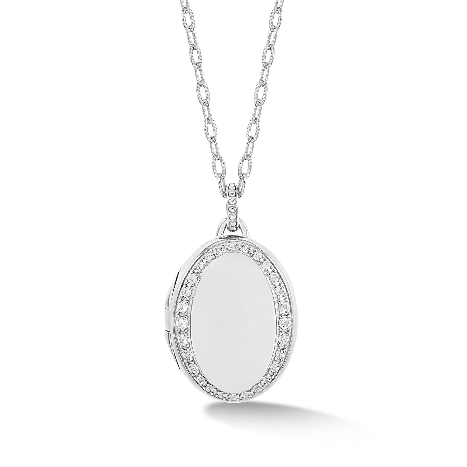 Dower & Hall Women's Celeste Sapphire Locket In Silver In Metallic