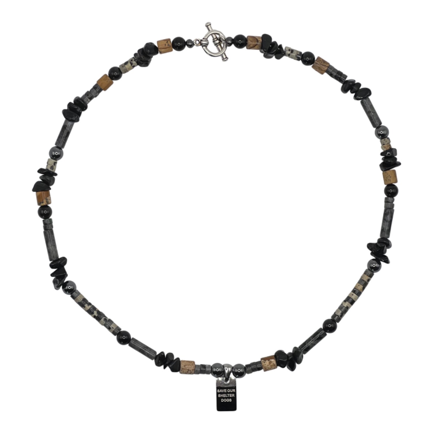 Men’s Black / Brown Survivor Necklace Cloud Haven