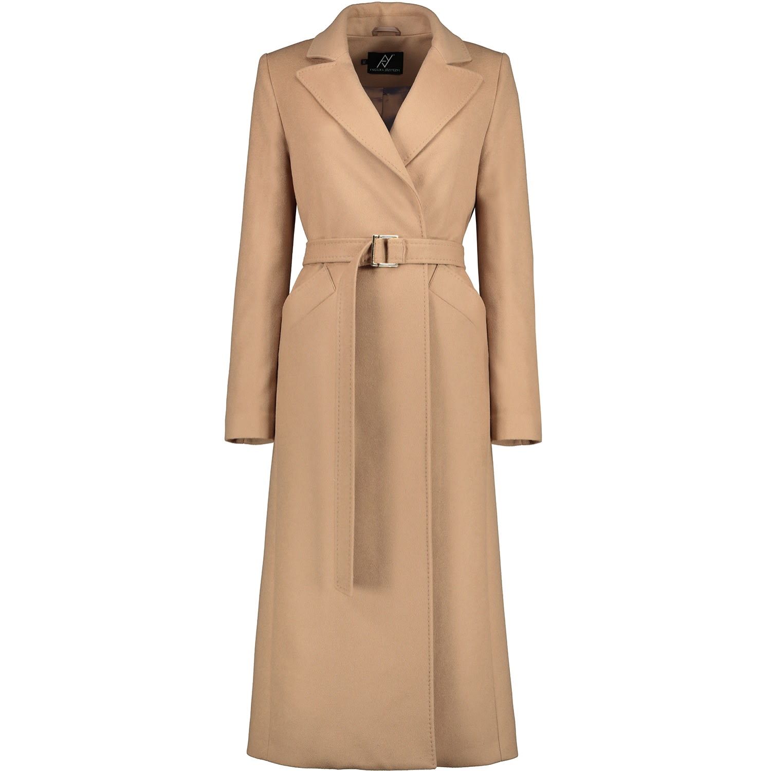 Women’s Neutrals Timeless Icon Camel Wool-Blend Coat Medium Angelika Jozefczyk