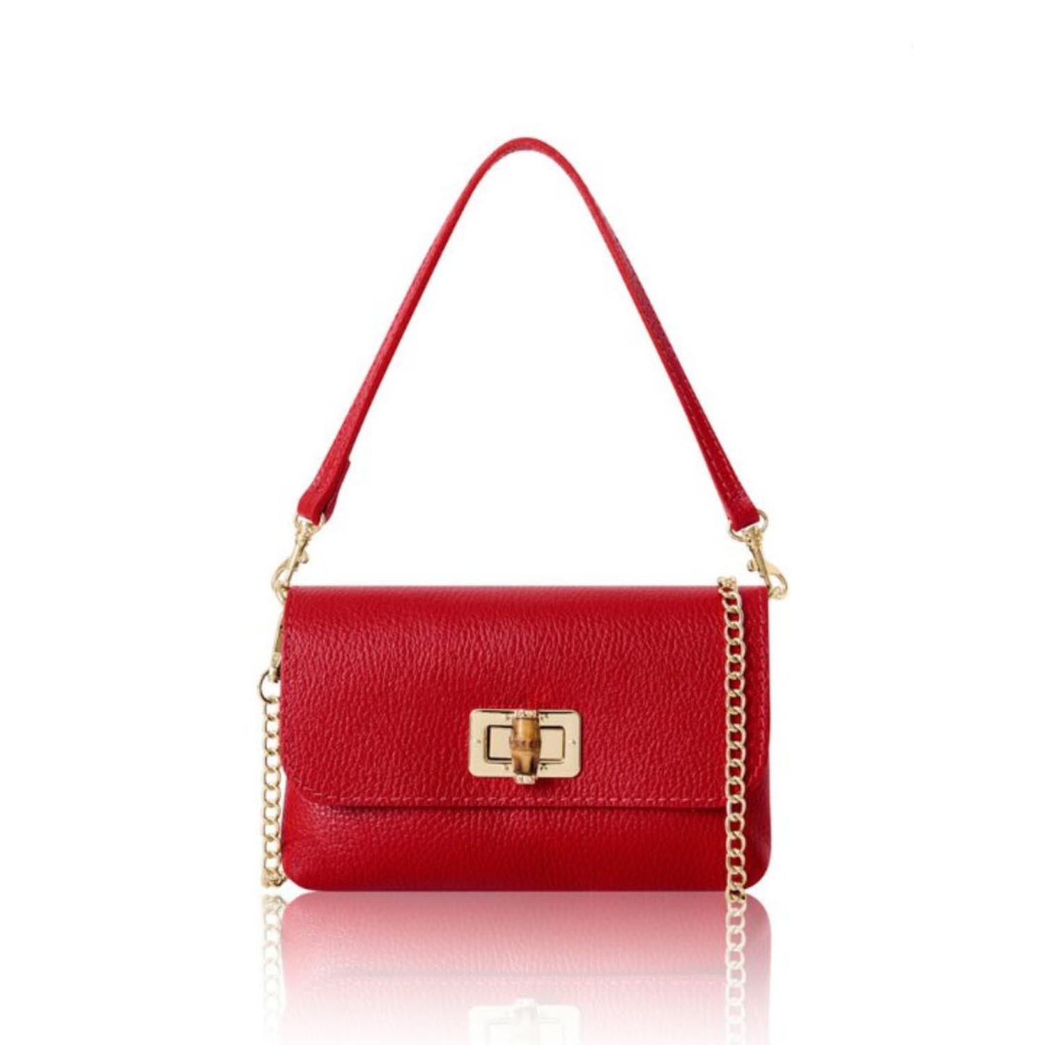 Betsy & Floss Women's Jesi Handbag And Clutch Bag In Red In Red